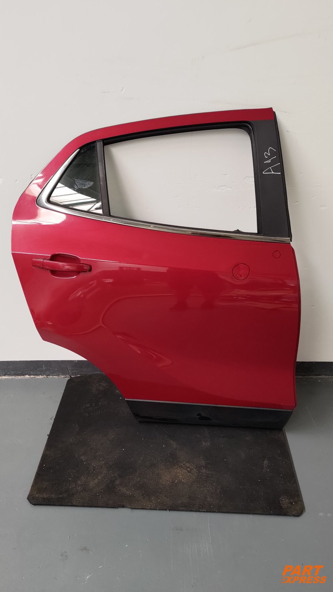 Tür komplett hinten rechts Opel Mokka X Rot GCS Velvet Red 2016 - 2019 – 3