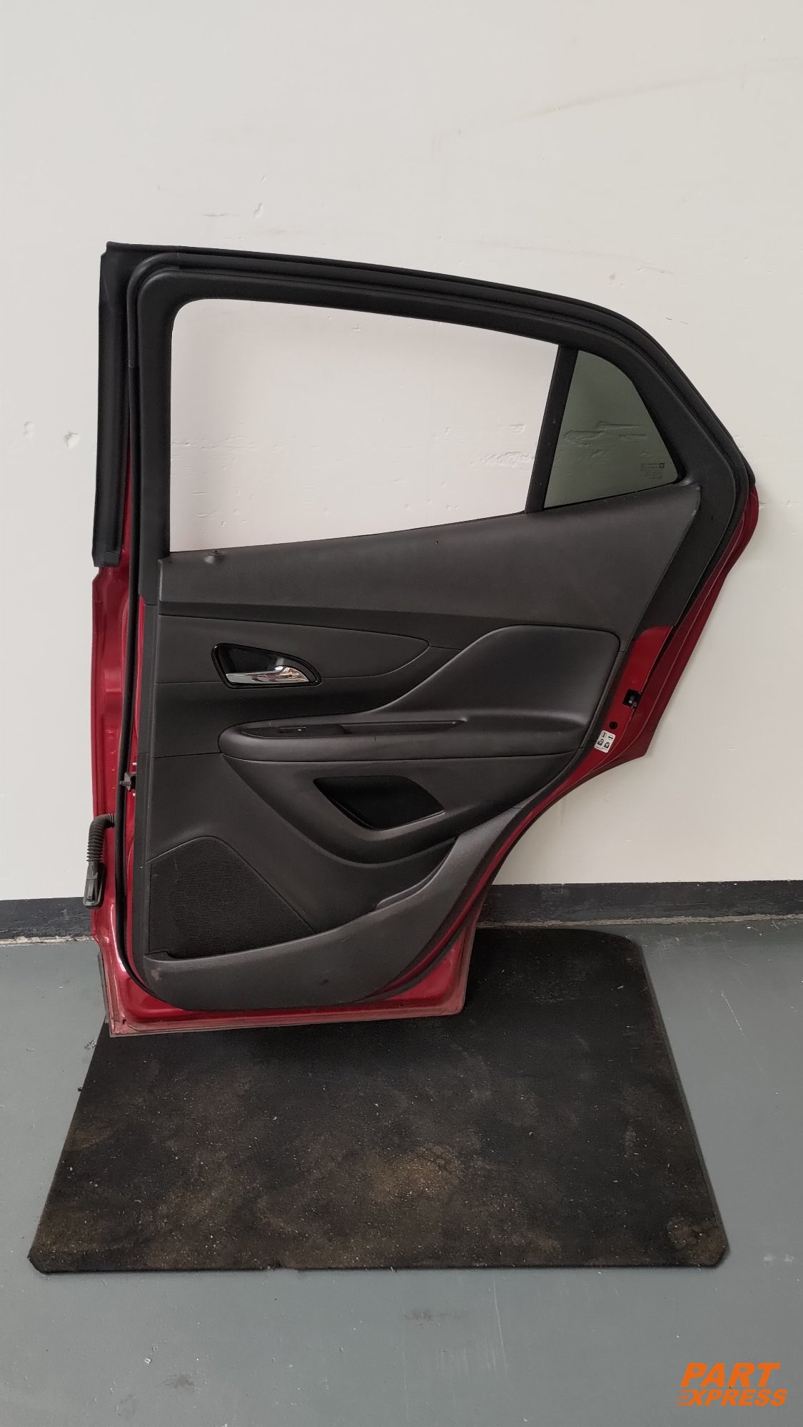Tür komplett hinten rechts Opel Mokka X Rot GCS Velvet Red 2016 - 2019 – 2