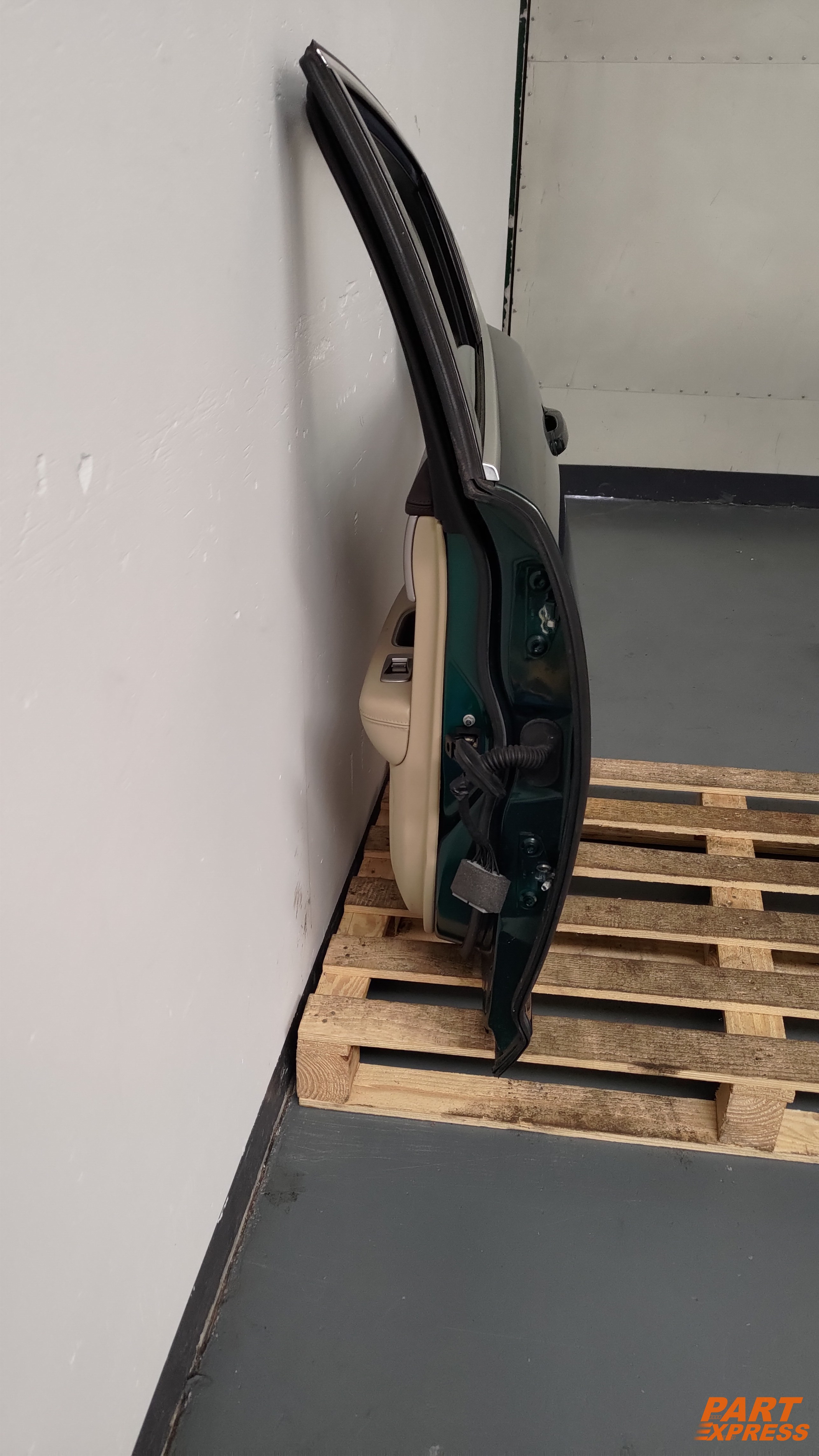 Tür komplett hinten links Jaguar XF X250 Grün Emerald Fire JBC2074 2007 - 2015 – 3