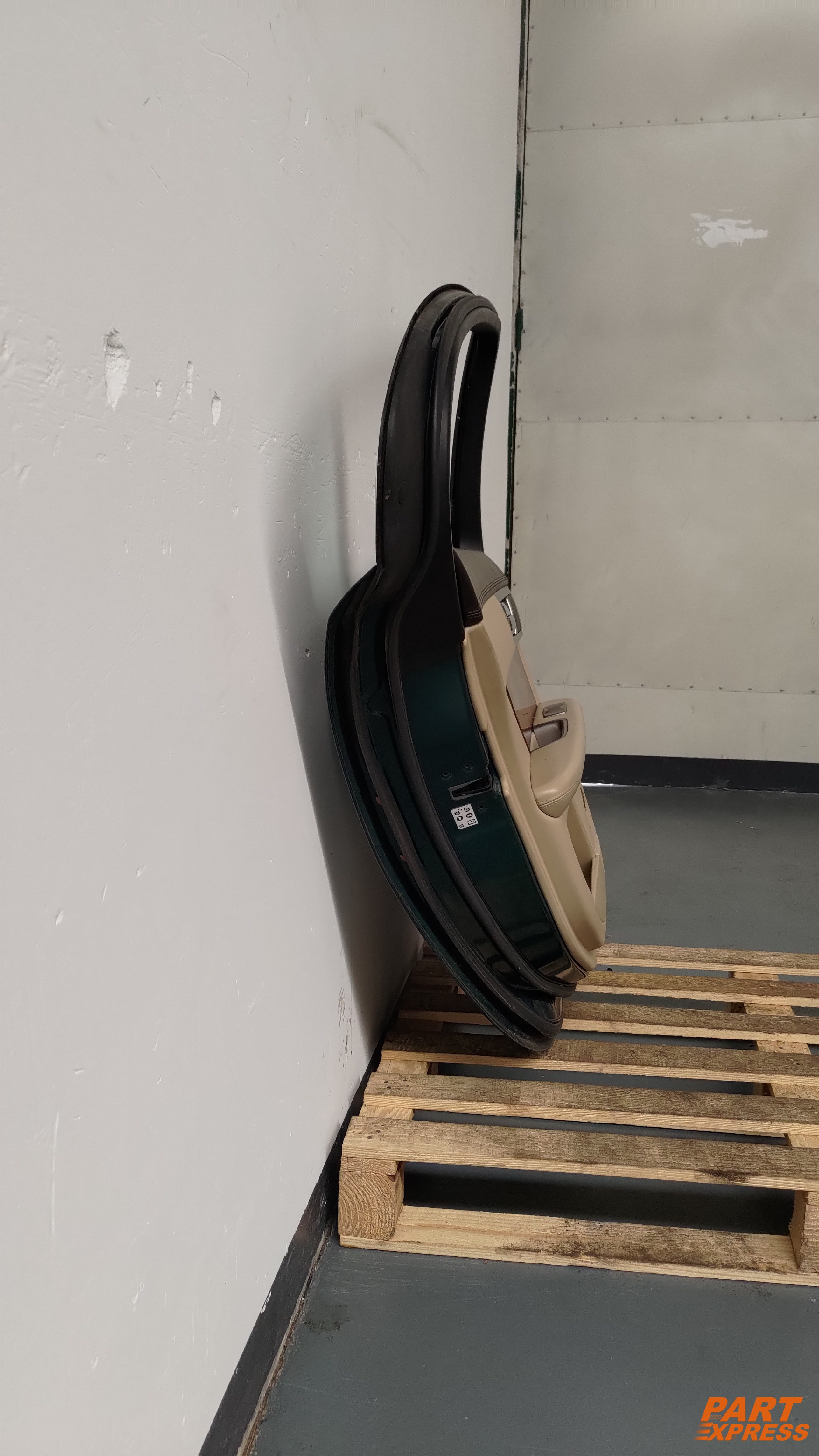 Tür komplett hinten links Jaguar XF X250 Grün Emerald Fire JBC2074 2007 - 2015 – 4