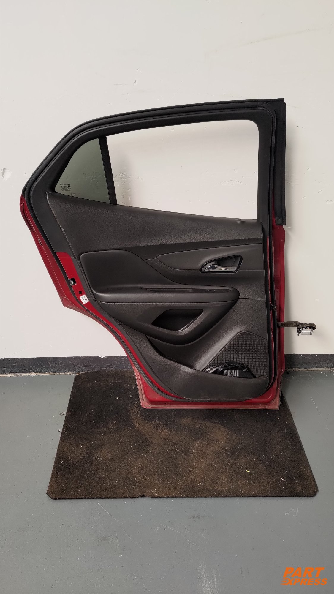 Tür komplett hinten links Opel Mokka X A Facelift Rot GCS Velvet Red 2016 - 2019 – 2