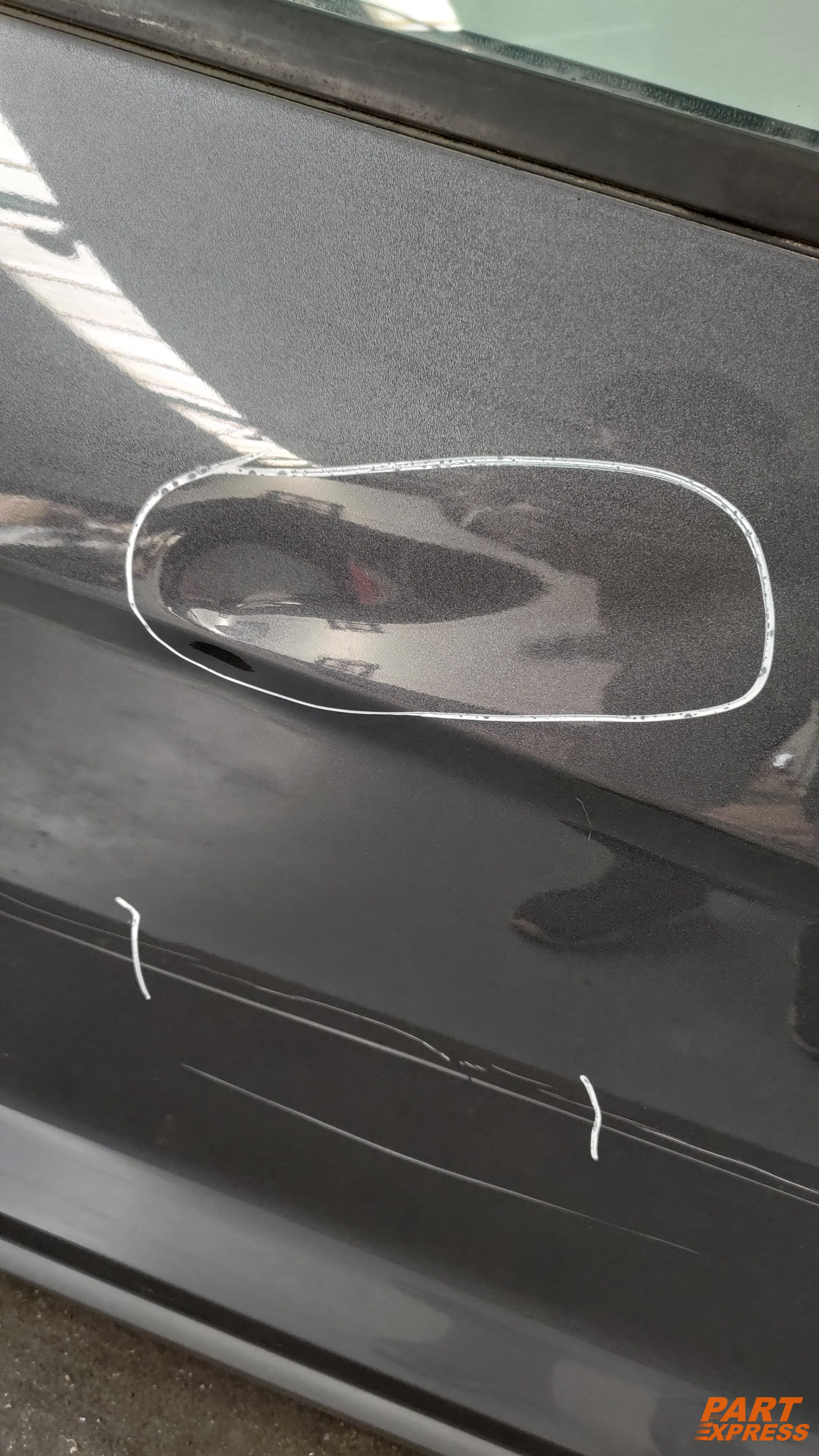 Tür komplett vorne rechts Ford EcoSport Titanium Grau Smoke Grau Met 2013 - 2022 – 5