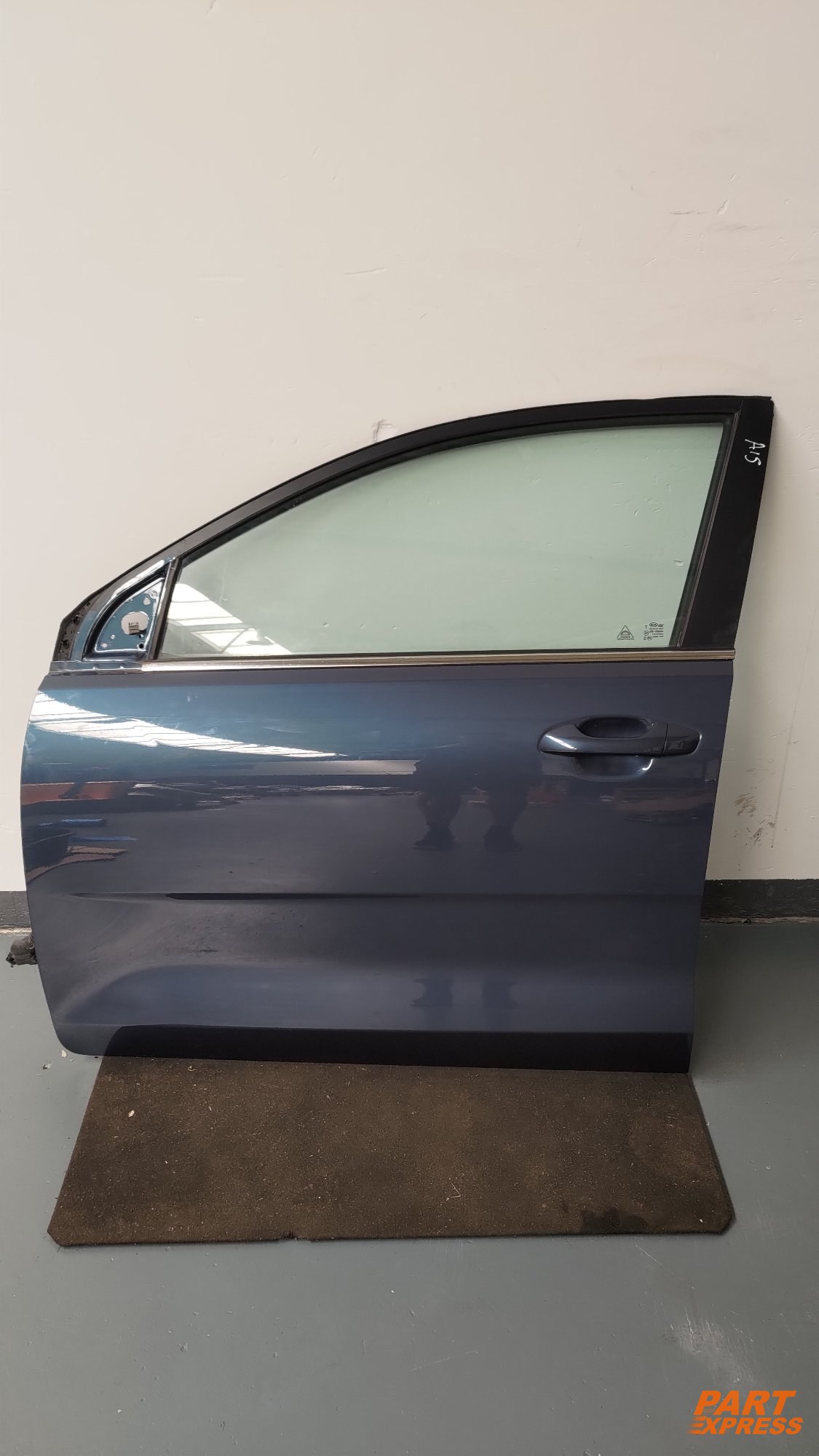 Tür komplett vorne links Kia Rio 4 YB Blau Smoke Blue 2017 - 2023