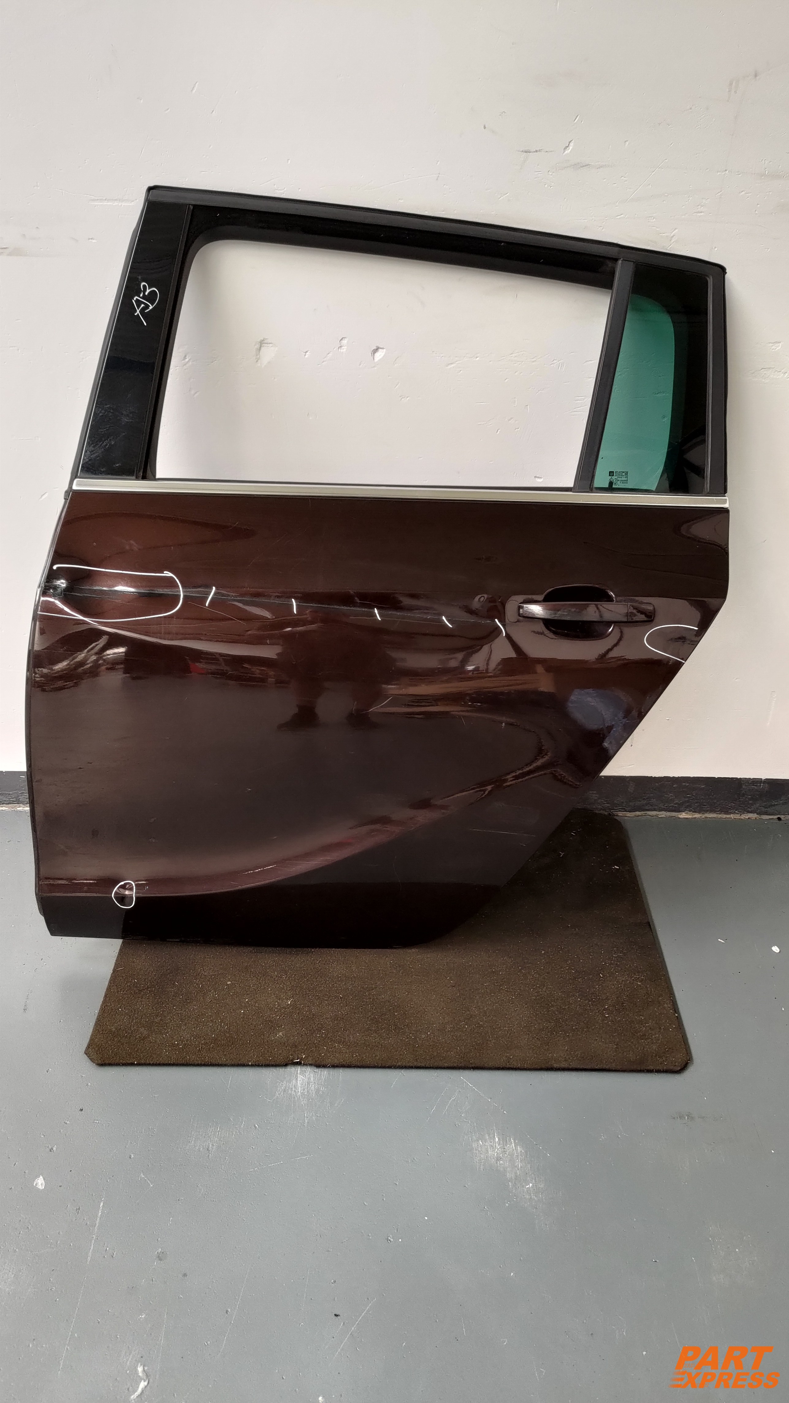 Tür komplett hinten links Opel Zafira Tourer C Rot GOP 2011 - 2018 – 3