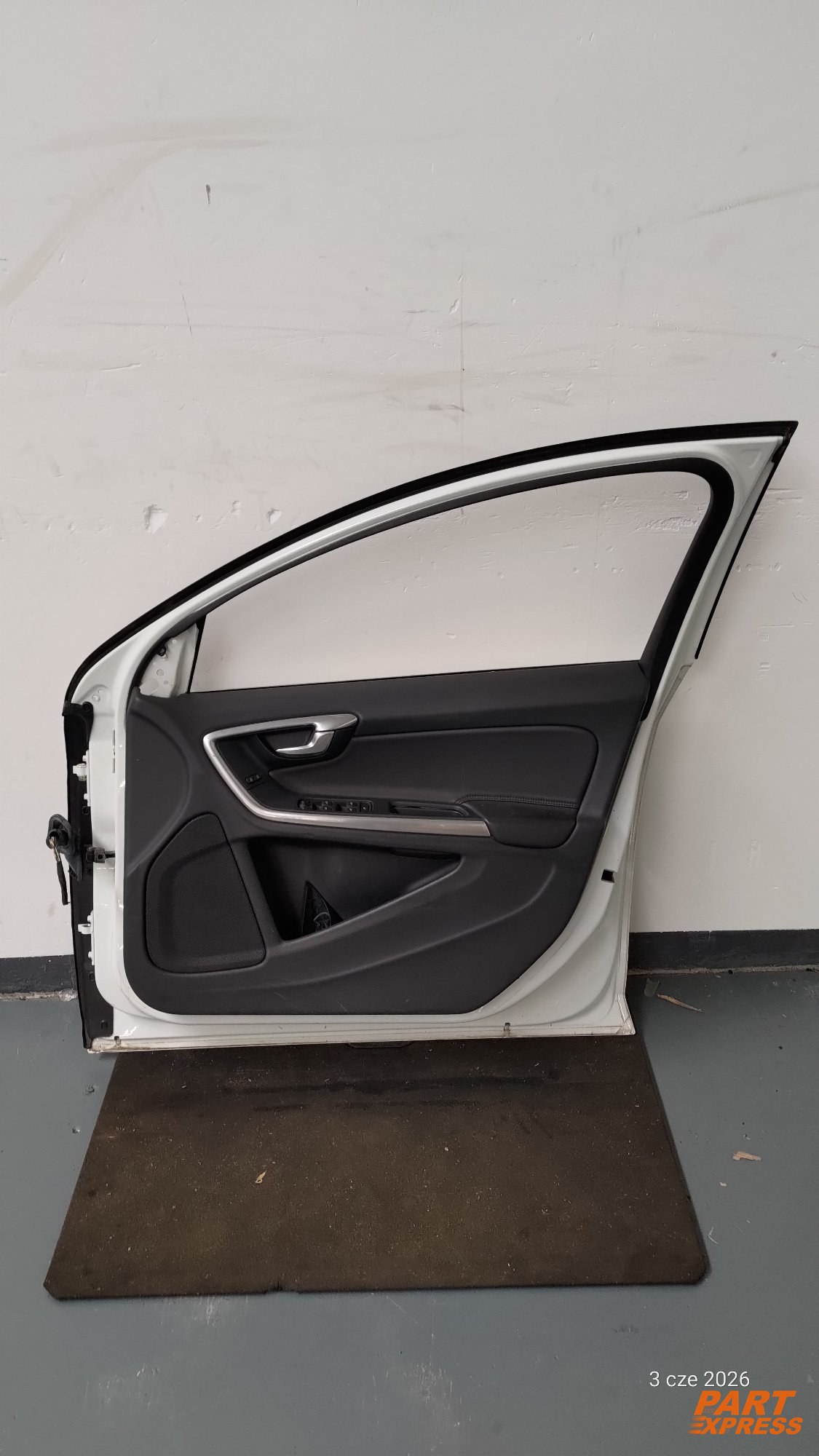 Tür komplett vorne rechts Volvo S60 II Weiß 614 Ice White Solid 2010 - 2018 – 2