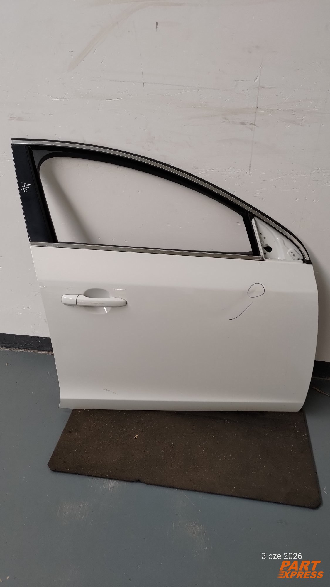 Tür komplett vorne rechts Volvo S60 II Weiß 614 Ice White Solid 2010 - 2018 – 3