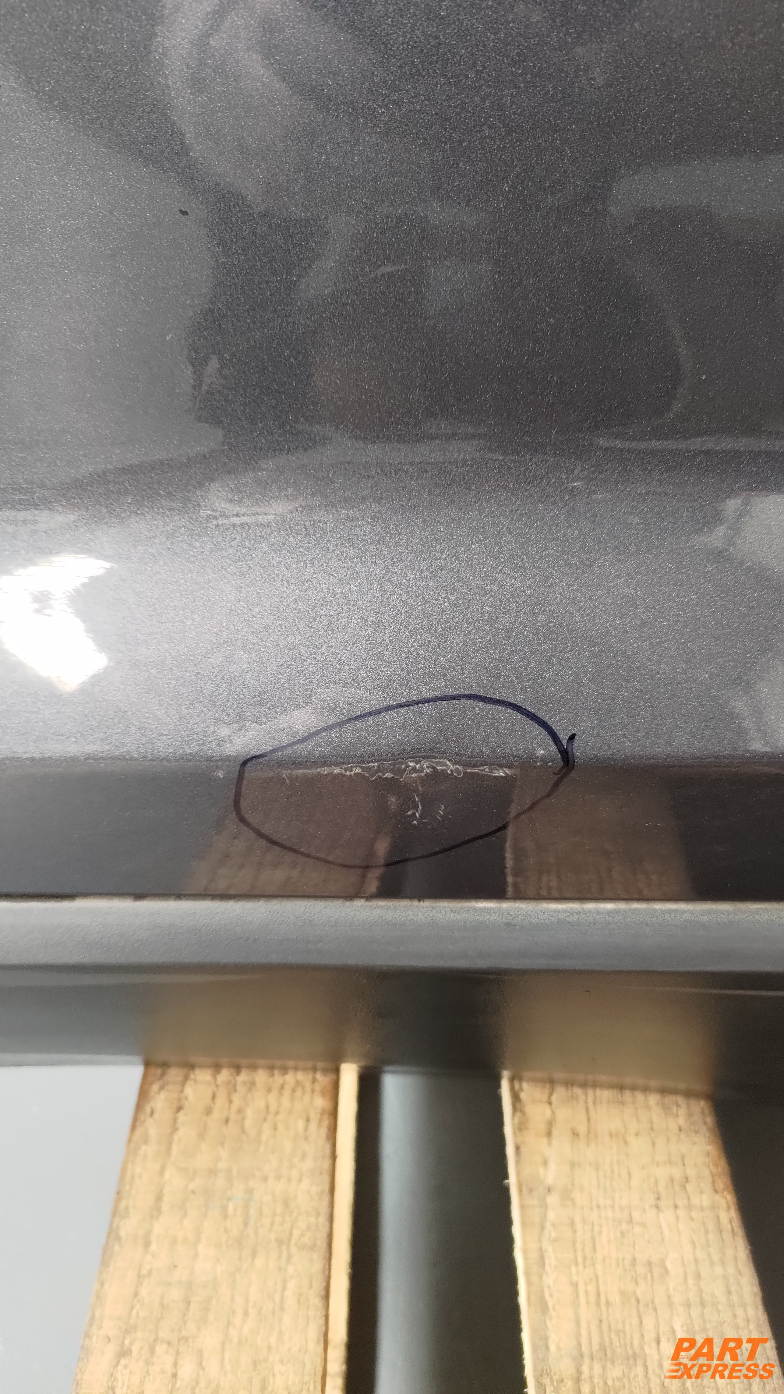 Tür komplett hinten links Ford EcoSport Titanium Grau Smoke Grau Met 2013 - 2022 – 5
