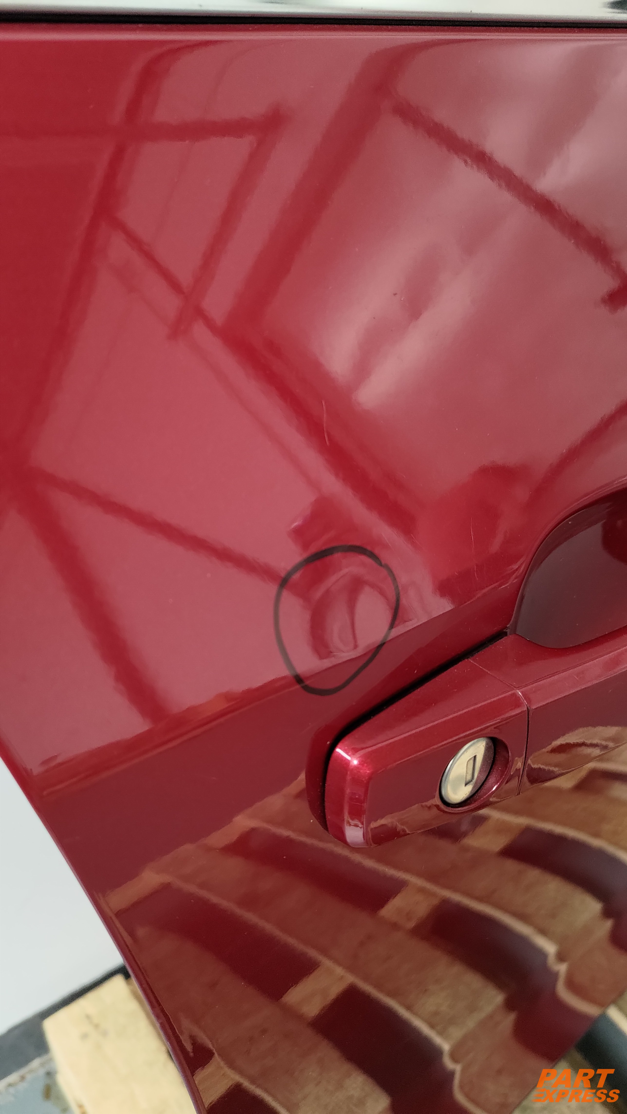 Tür komplett vorne rechts Opel Mokka X A Facelift Rot GCS Velvet Red 2016 - 2019 – 4