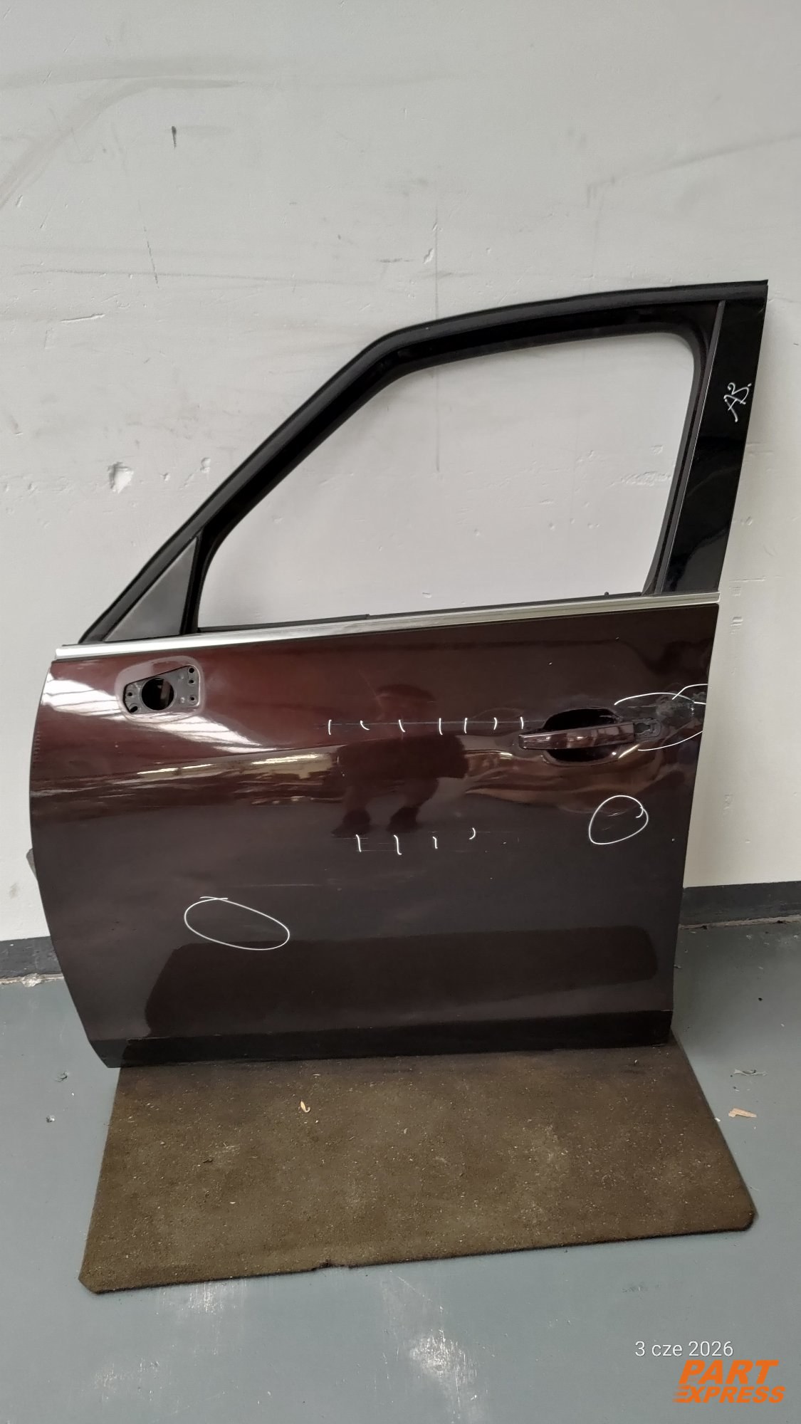 Tür komplett vorne links Opel Zafira Tourer C Rot GOP 2011 - 2018 – 3