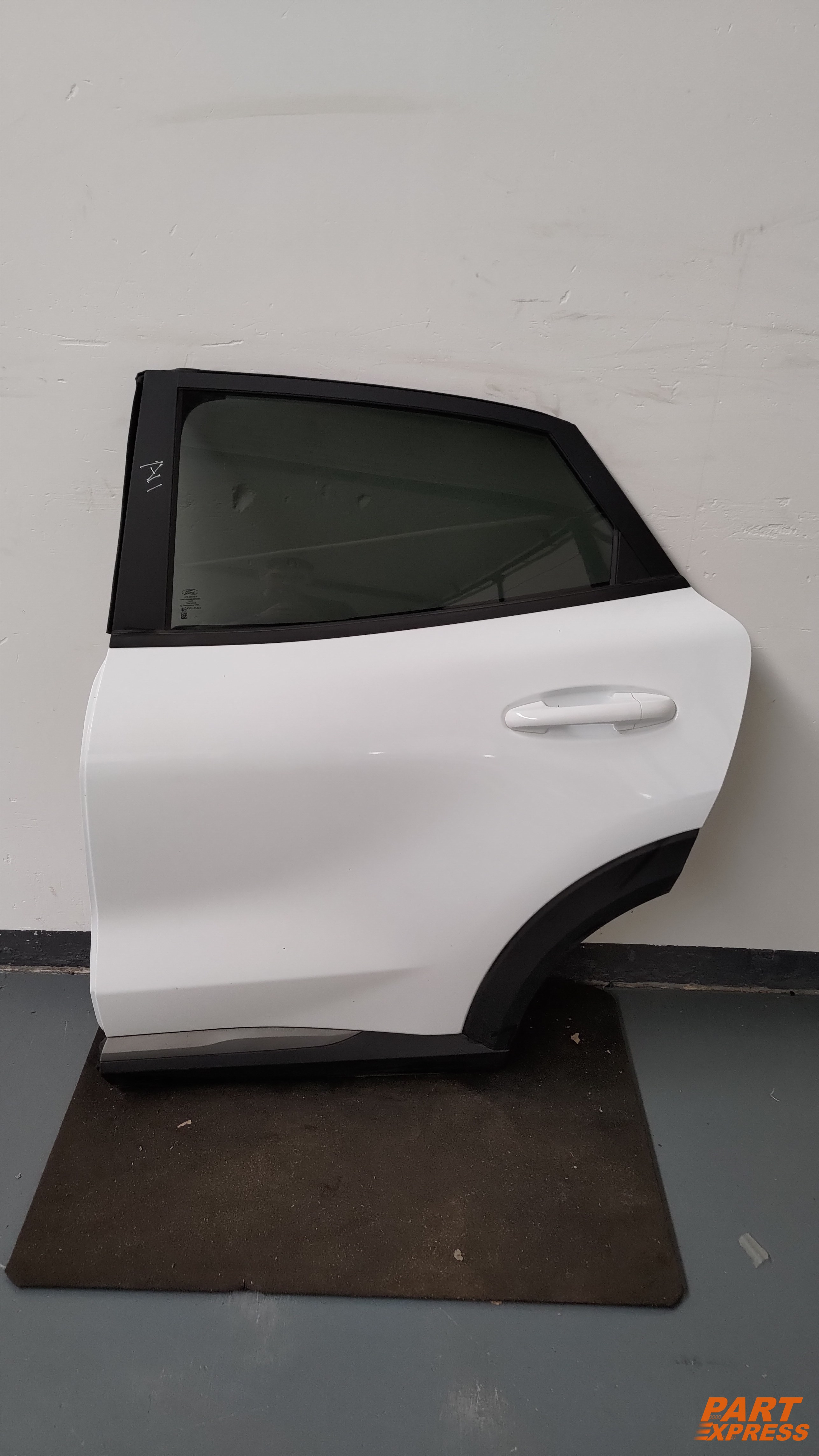 Tür komplett hinten links Ford Puma Titanium J2k Mk2 Weiß Frost Weiß ab 2019
