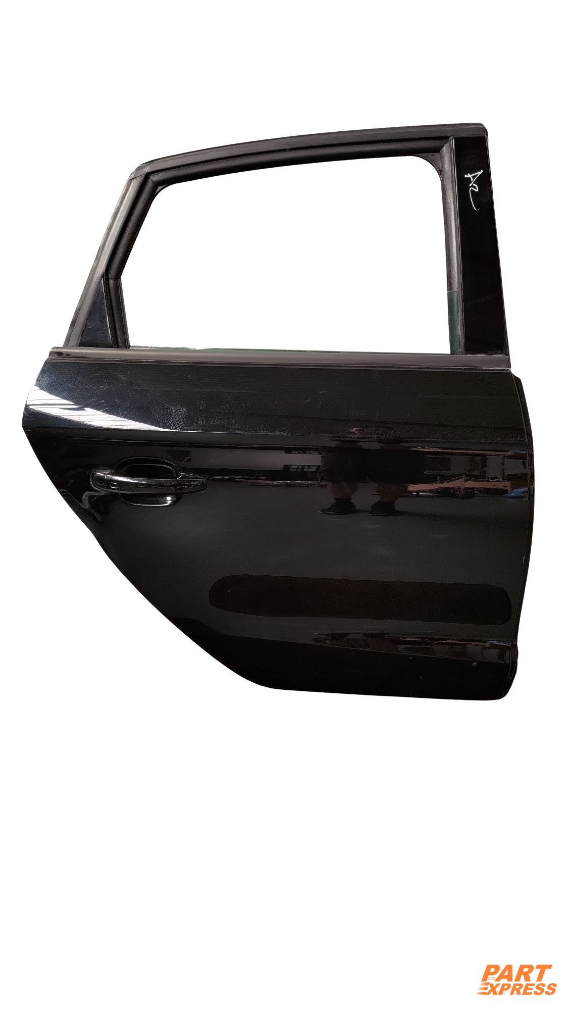 Tür komplett hinten rechts Audi A1 8X Schwarz Mythosschwarz LY9T 2010 - 2018