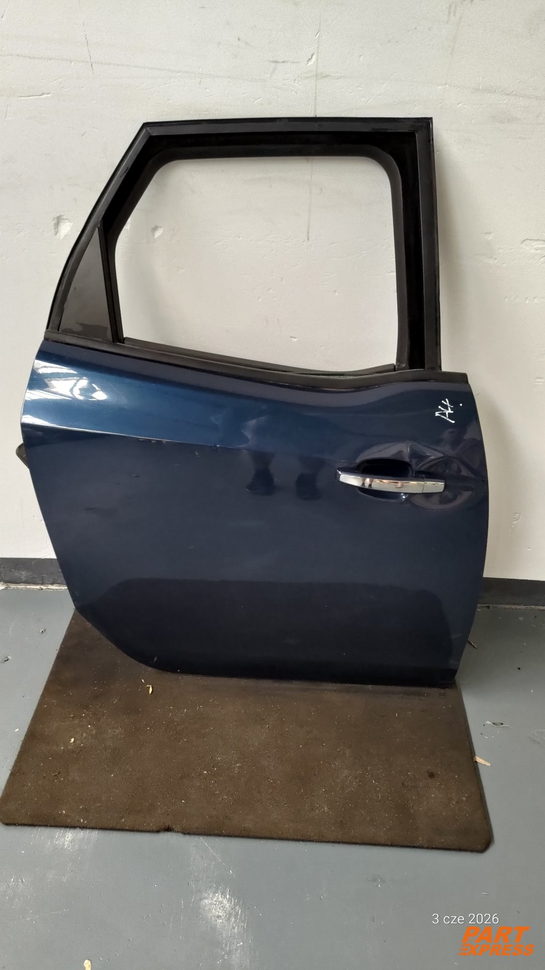 Tür komplett hinten rechts Opel Meriva B Blau Ozeanblau GEU 22A 2010 - 2017