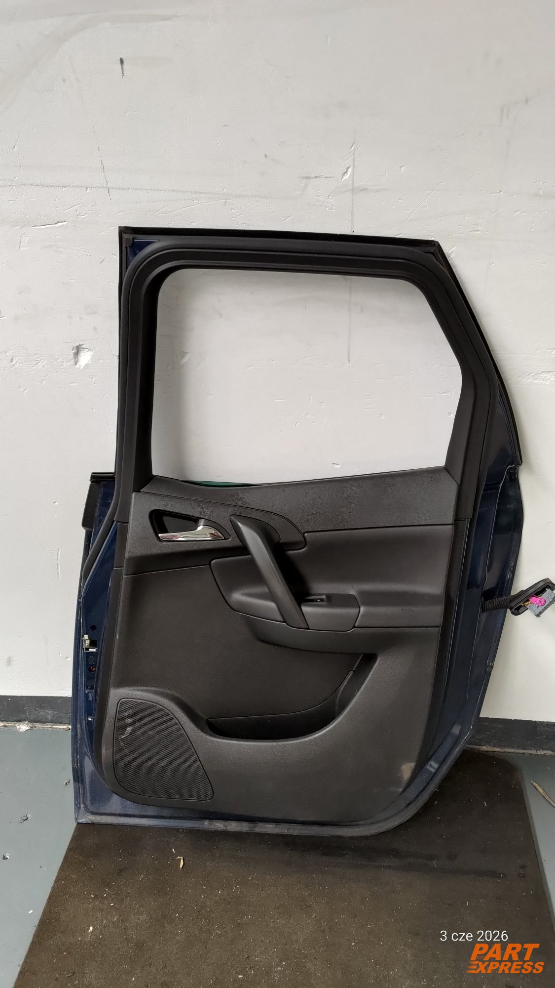 Tür komplett hinten rechts Opel Meriva B Blau Ozeanblau GEU 22A 2010 - 2017 – 2