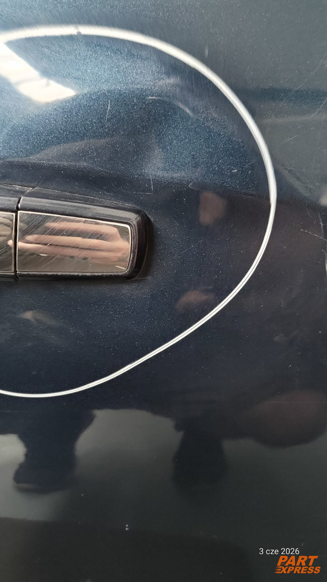 Tür komplett hinten rechts Opel Meriva B Blau Ozeanblau GEU 22A 2010 - 2017 – 5