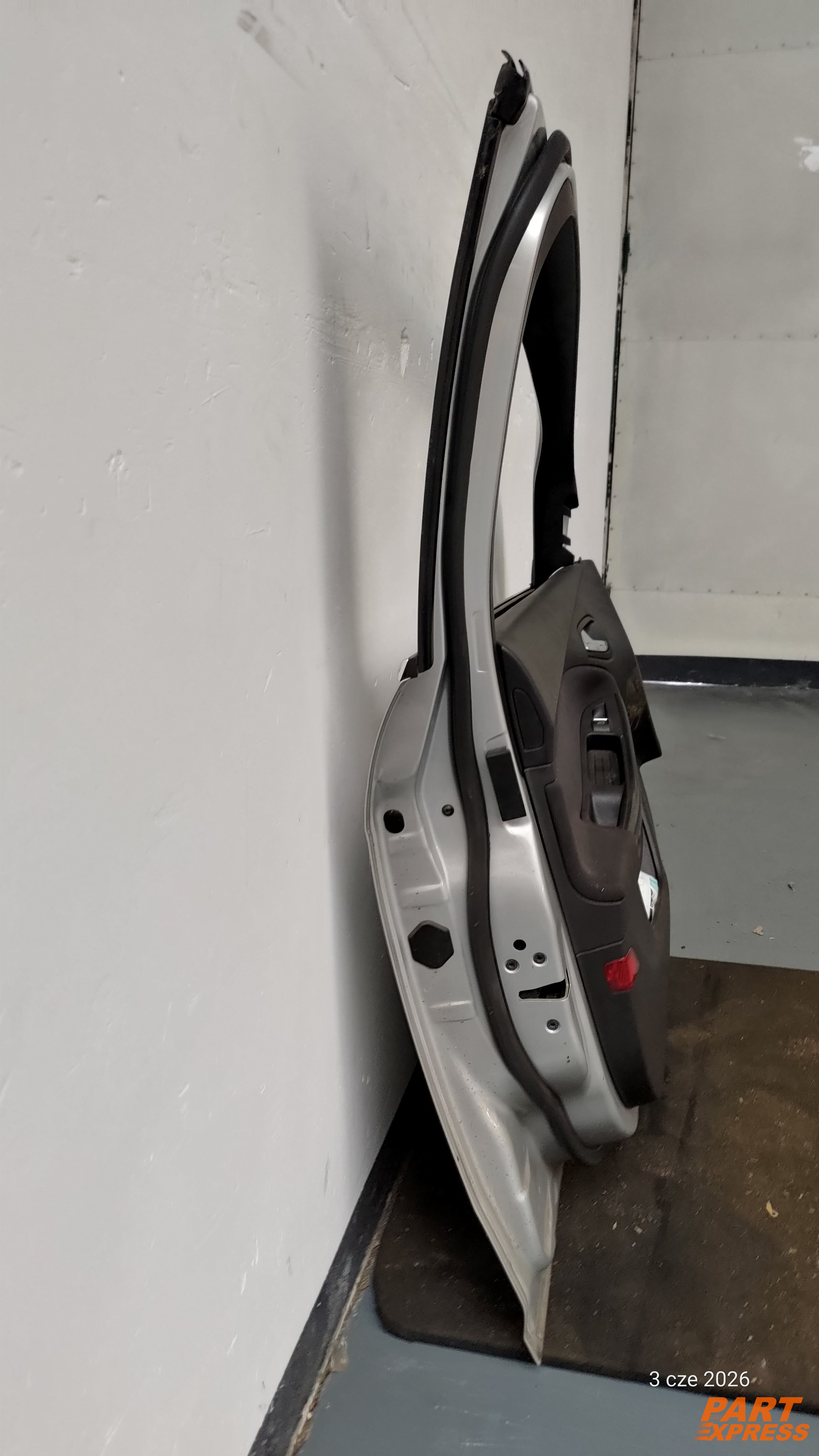 Tür komplett vorne links Ford Focus MK3 III Silber Polar Silber Met 2010 - 2014 – 3