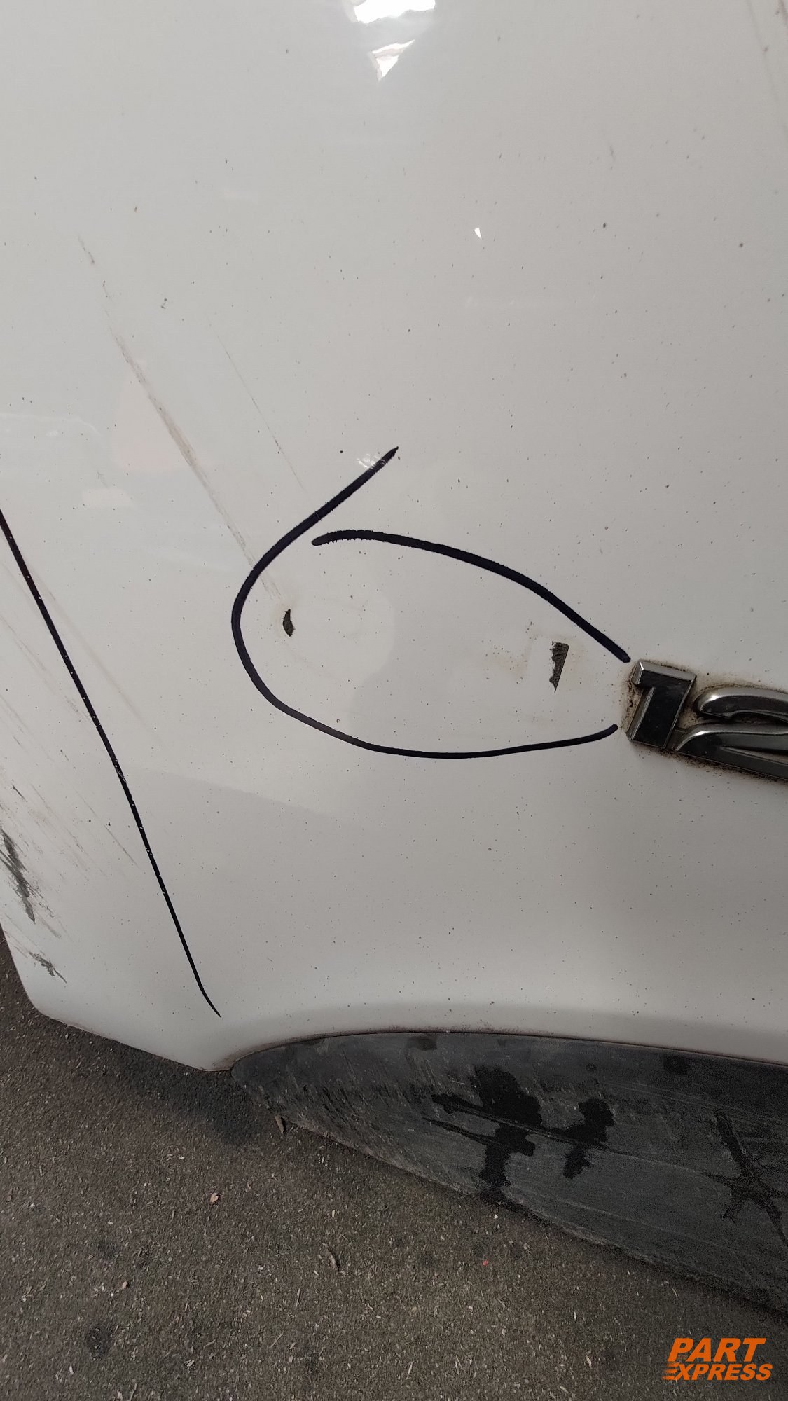 Tür komplett vorne links Renault Trafic Bus X82 Weiß 369 ab 2014 – 4