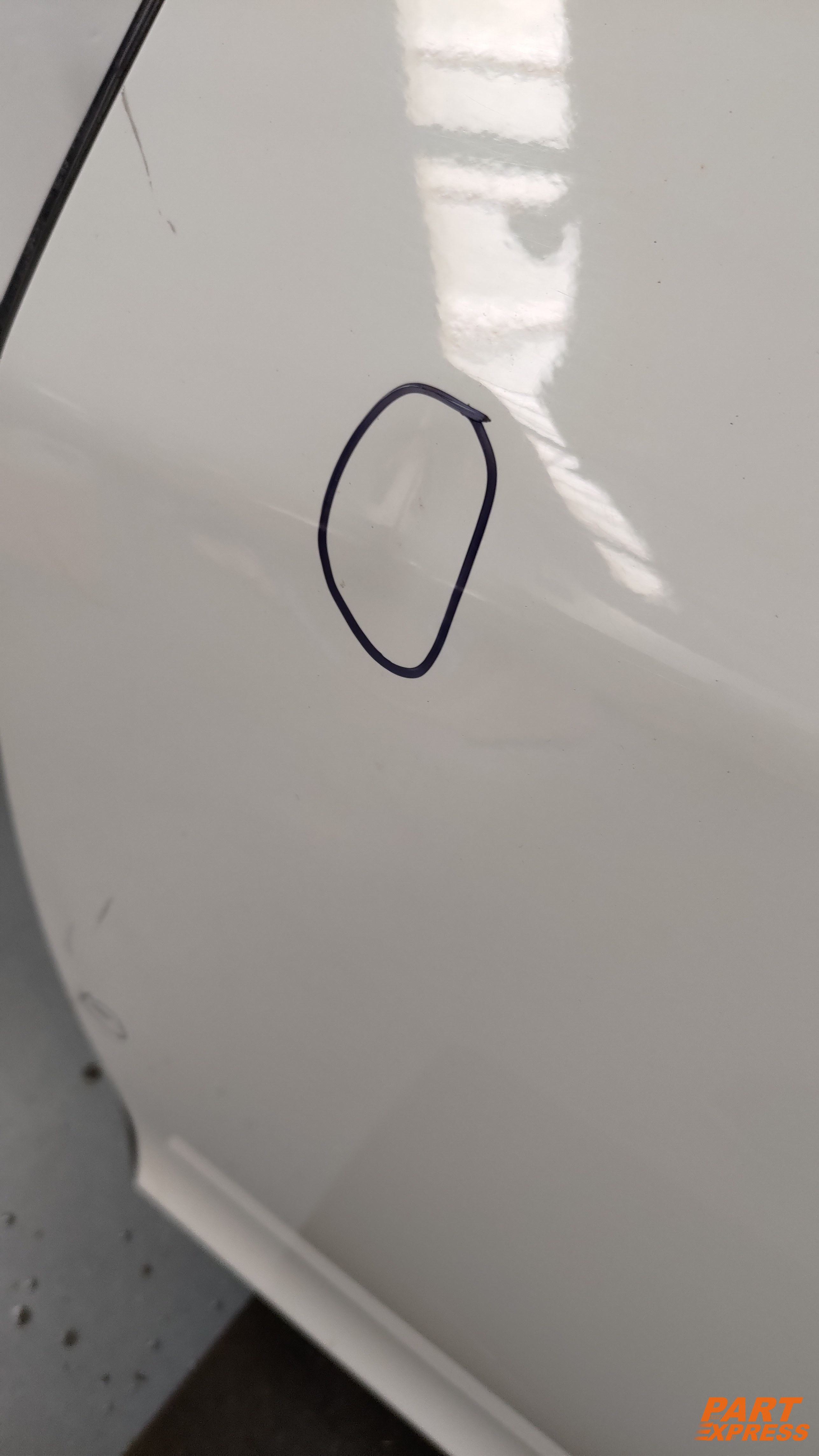 Tür komplett hinten links Volvo S60 II Weiß 614 Ice White Solid 2010 - 2018 – 5