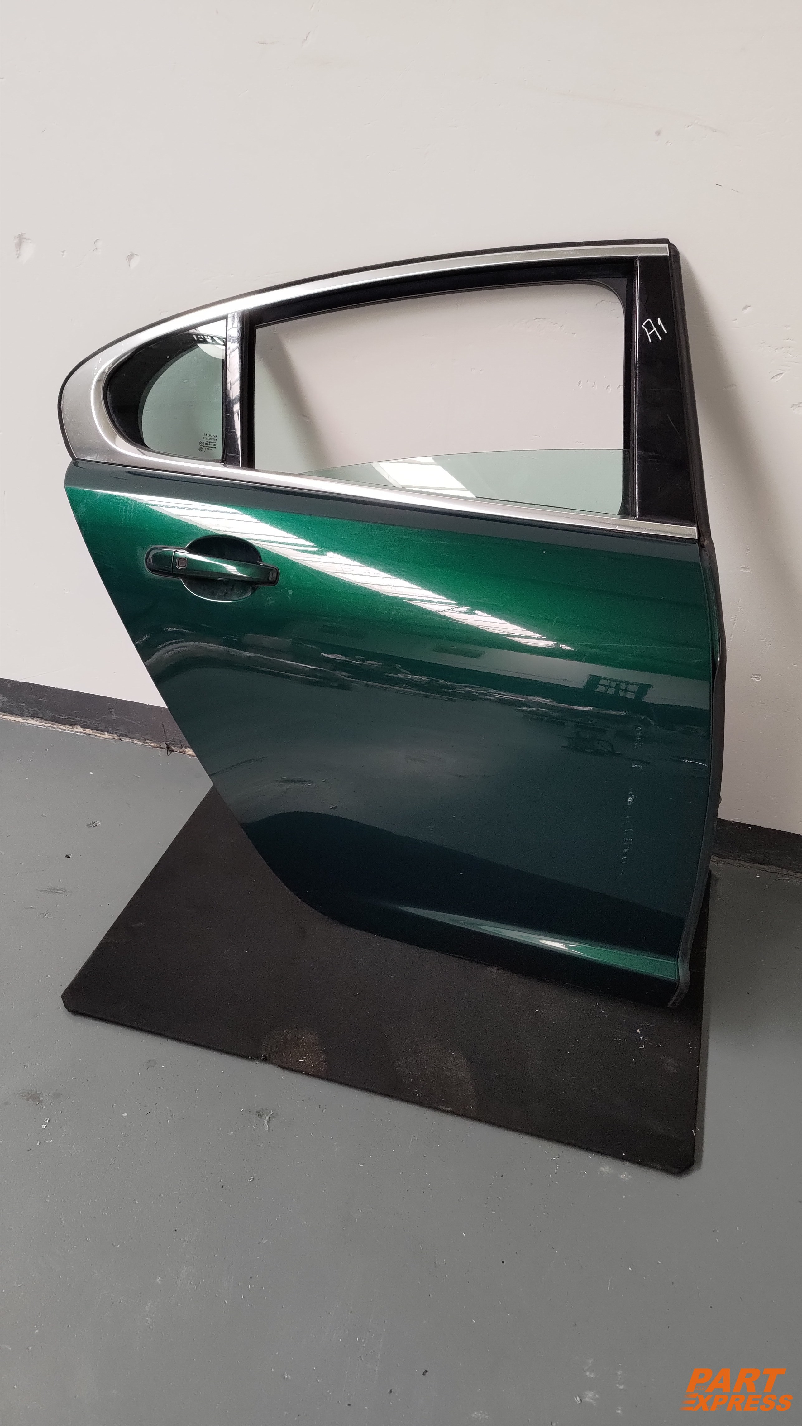 Tür komplett hinten rechts Jaguar XF X250 Grün Emerald Fire JBC2074 2007 - 2015 – 8