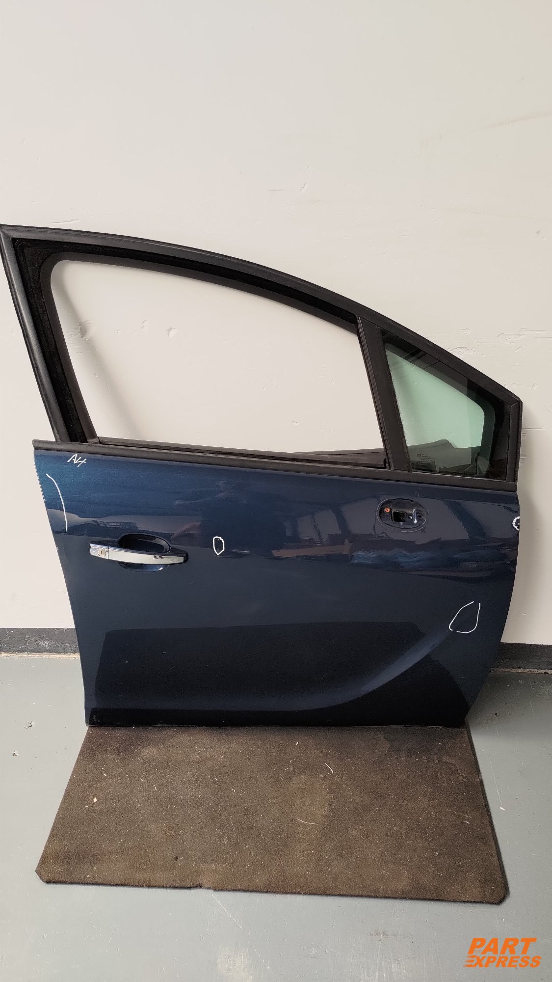 Tür komplett vorne rechts Opel Meriva B Blau Ozeanblau GEU 22A 2010 - 2017 – 3