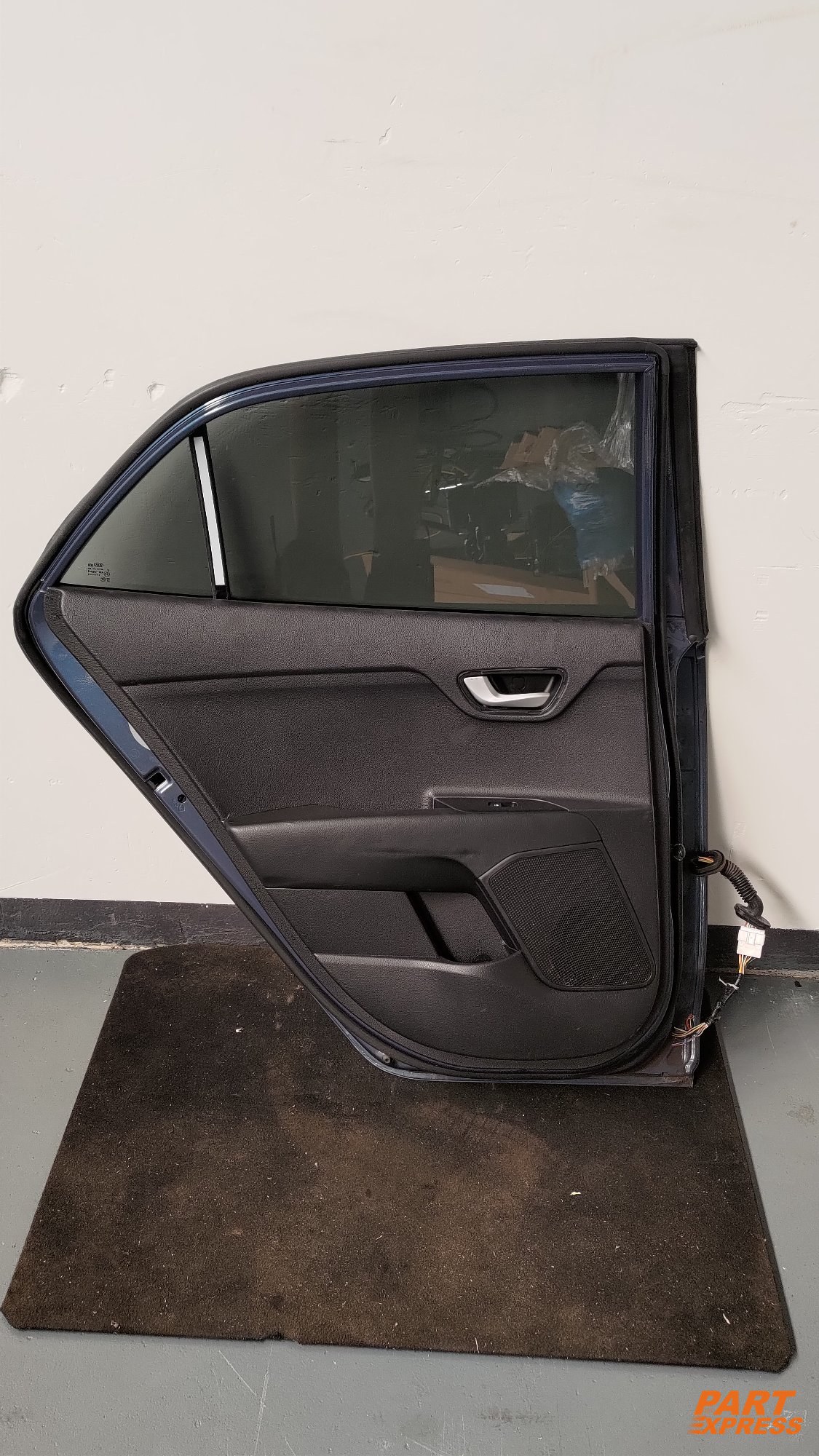 Tür komplett hinten links Kia Rio 4 YB Blau Smoke Blue 2017 - 2023 – 2