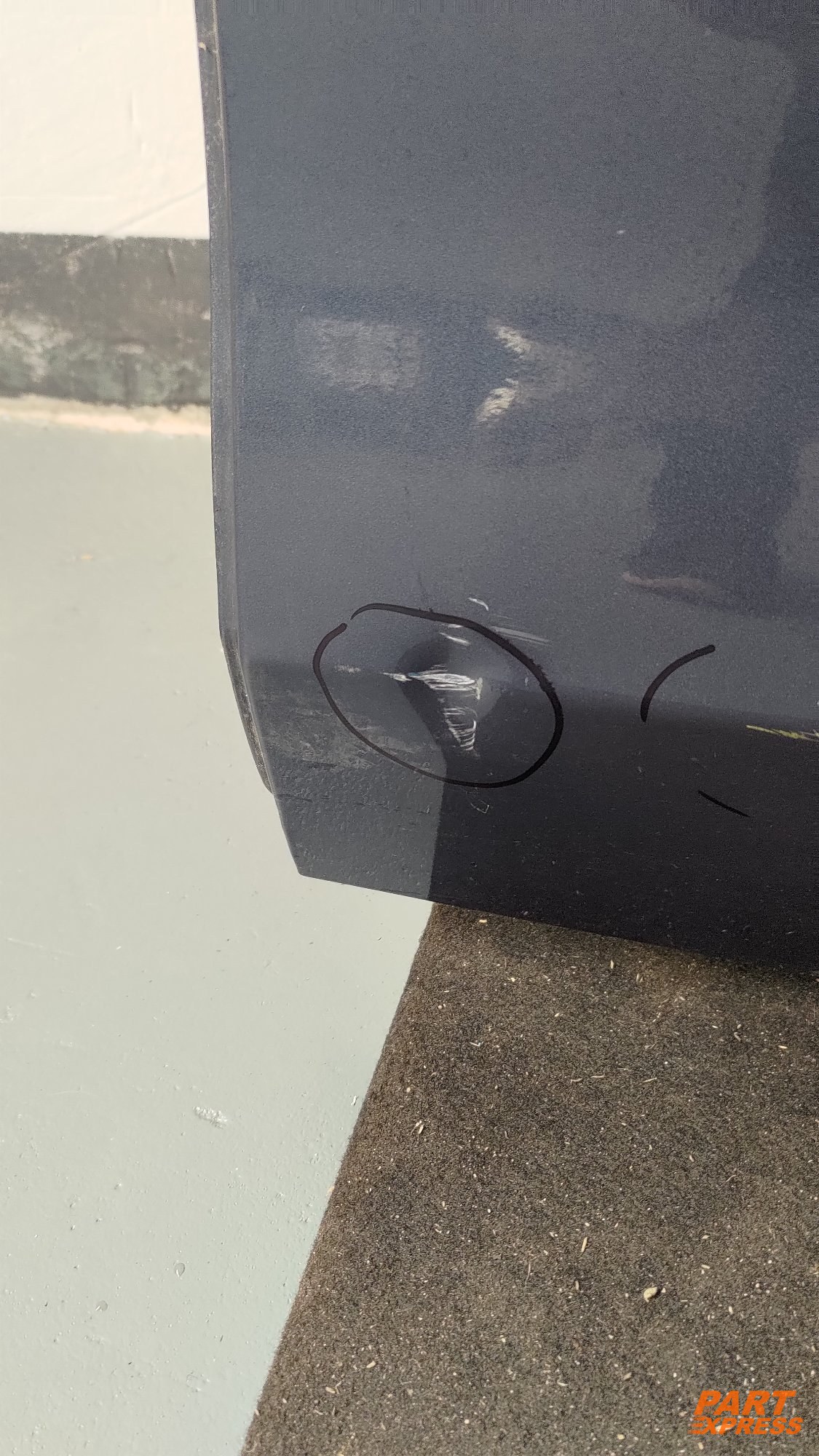 Tür komplett hinten links Kia Rio 4 YB Blau Smoke Blue 2017 - 2023 – 6