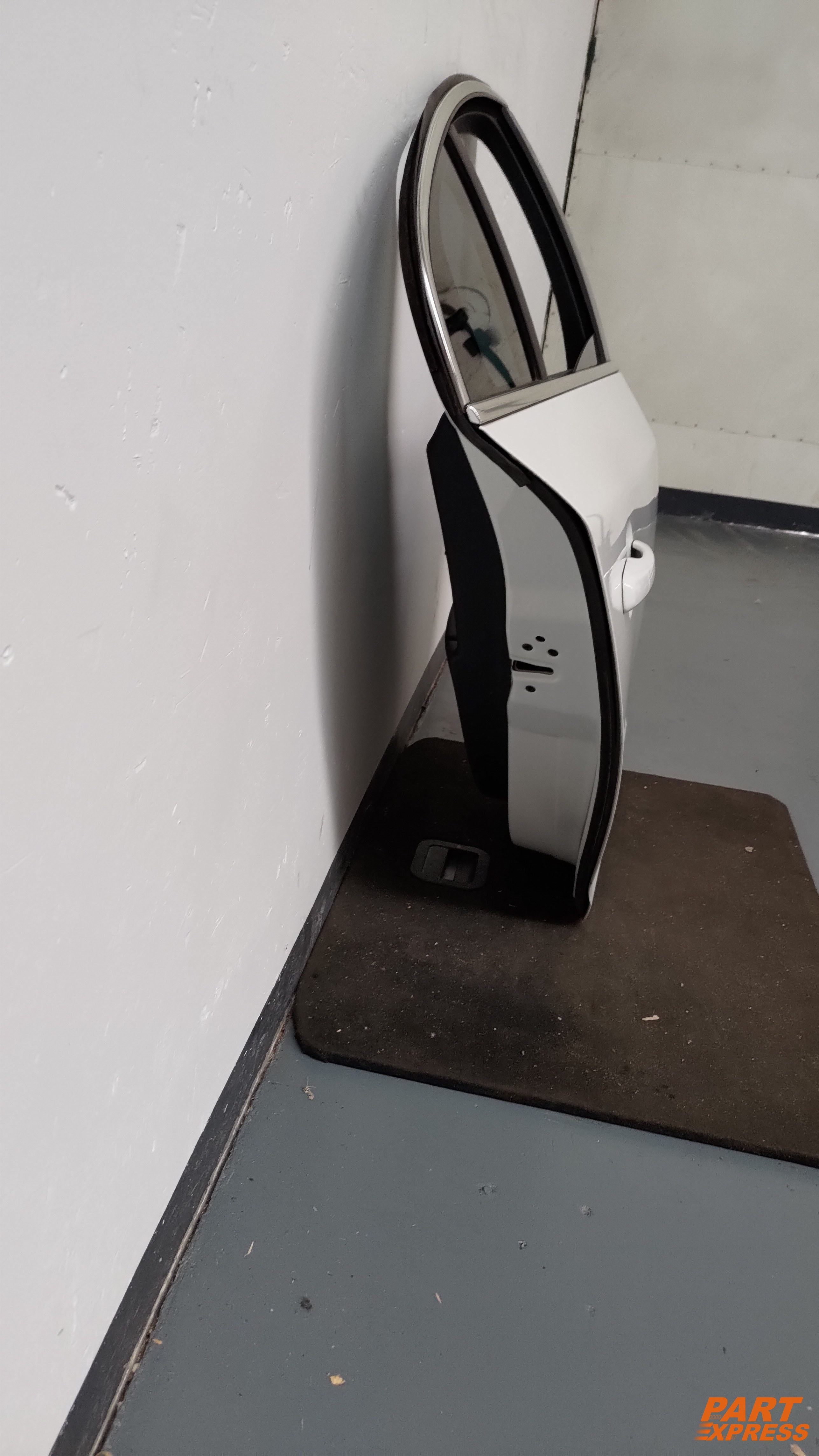 Tür komplett hinten rechts Volvo S60 II Weiß 614 Ice White Solid 2010 - 2018 – 4