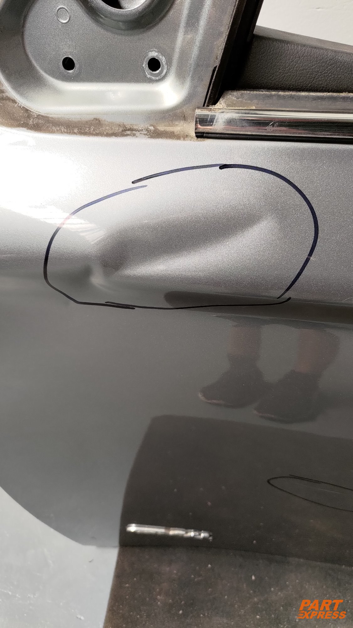 Tür komplett vorne links Mitsubishi Outlander III GF Silber U17A 2012 - 2021 – 6