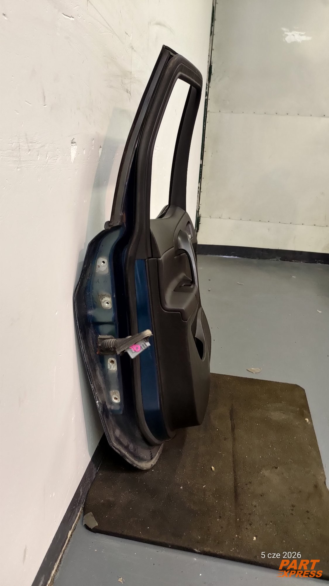 Tür komplett hinten links Opel Meriva B Blau Ozeanblau GEU 22A 2010 - 2017 – 4