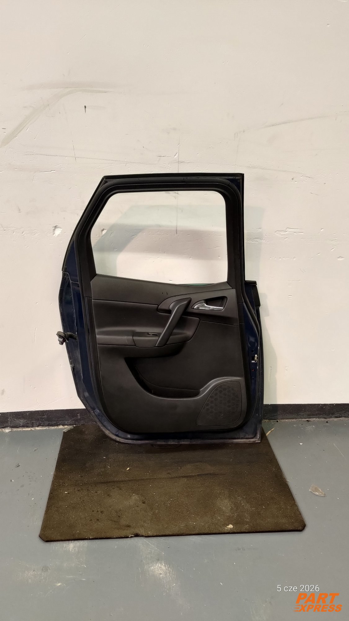 Tür komplett hinten links Opel Meriva B Blau Ozeanblau GEU 22A 2010 - 2017 – 2