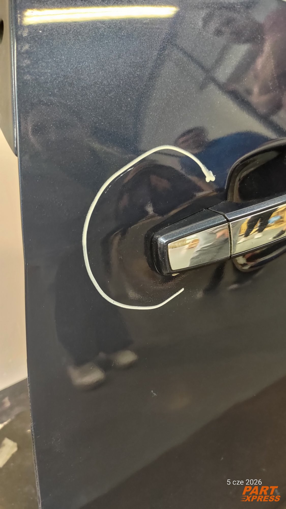 Tür komplett hinten links Opel Meriva B Blau Ozeanblau GEU 22A 2010 - 2017 – 5