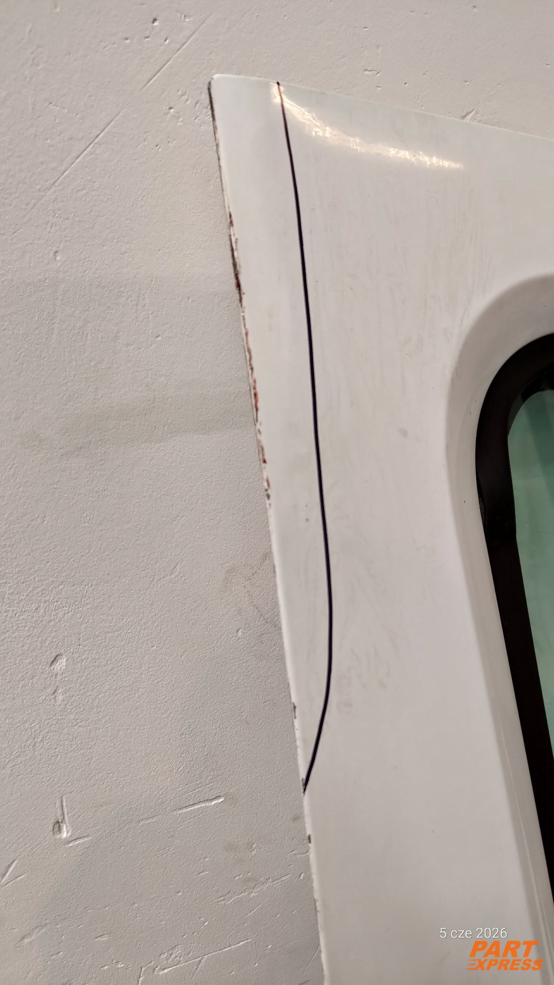 Tür komplett vorne rechts Ford Transit V363 Mk8 Weiß Frost Weiß ab 2014 – 6