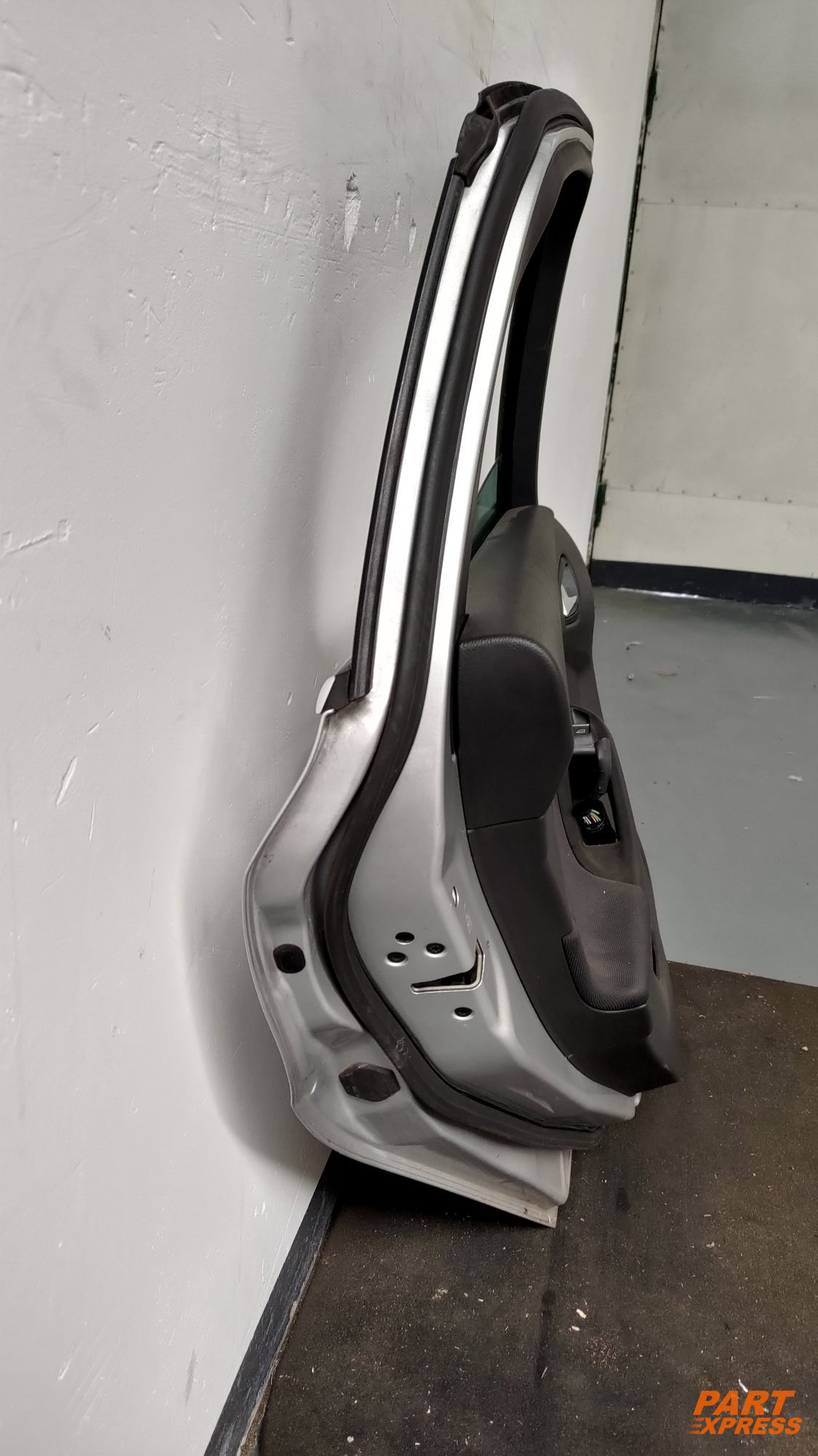 Tür komplett hinten links Ford Focus MK3 III Silber Polar Silber Met 2010 - 2014 – 3