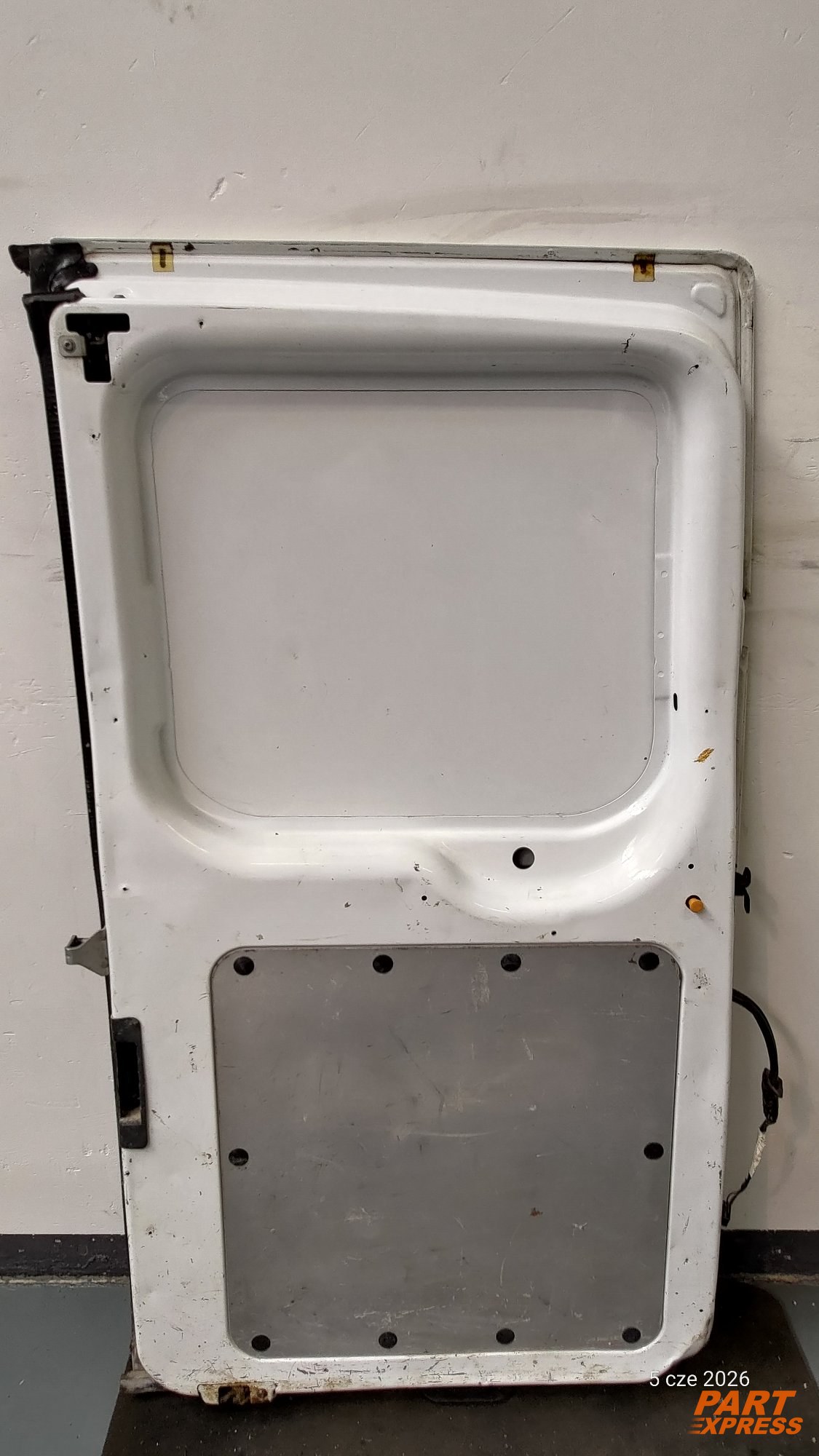 Tür komplett hinten links Ford Transit FA Mk7 Weiß Frost Weiß 2006 - 2014 – 2