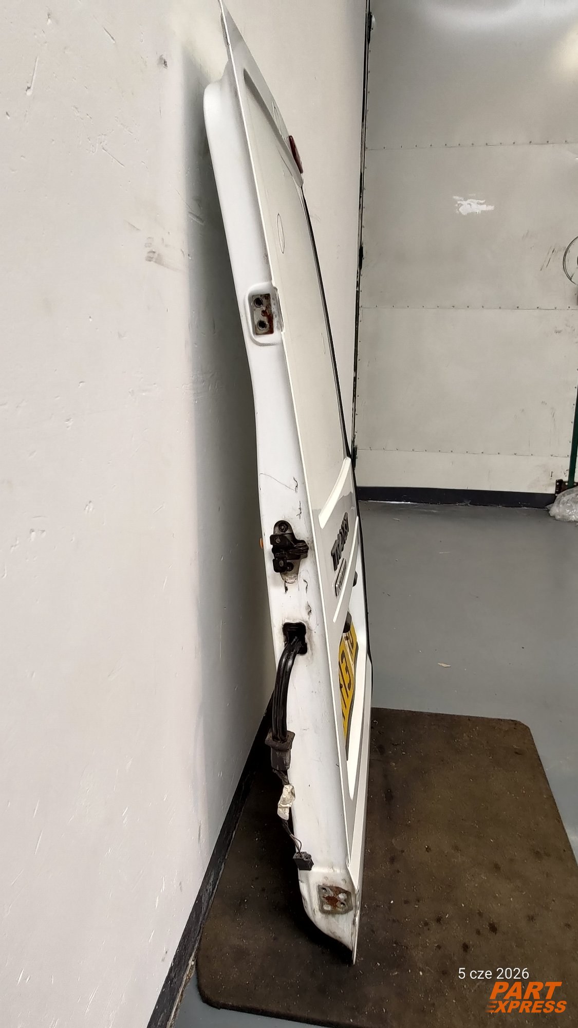 Tür komplett hinten links Ford Transit FA Mk7 Weiß Frost Weiß 2006 - 2014 – 6