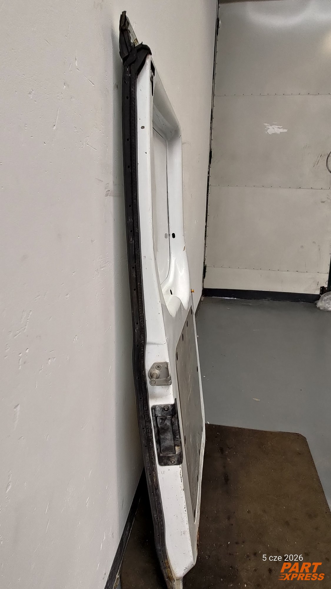 Tür komplett hinten links Ford Transit FA Mk7 Weiß Frost Weiß 2006 - 2014 – 7