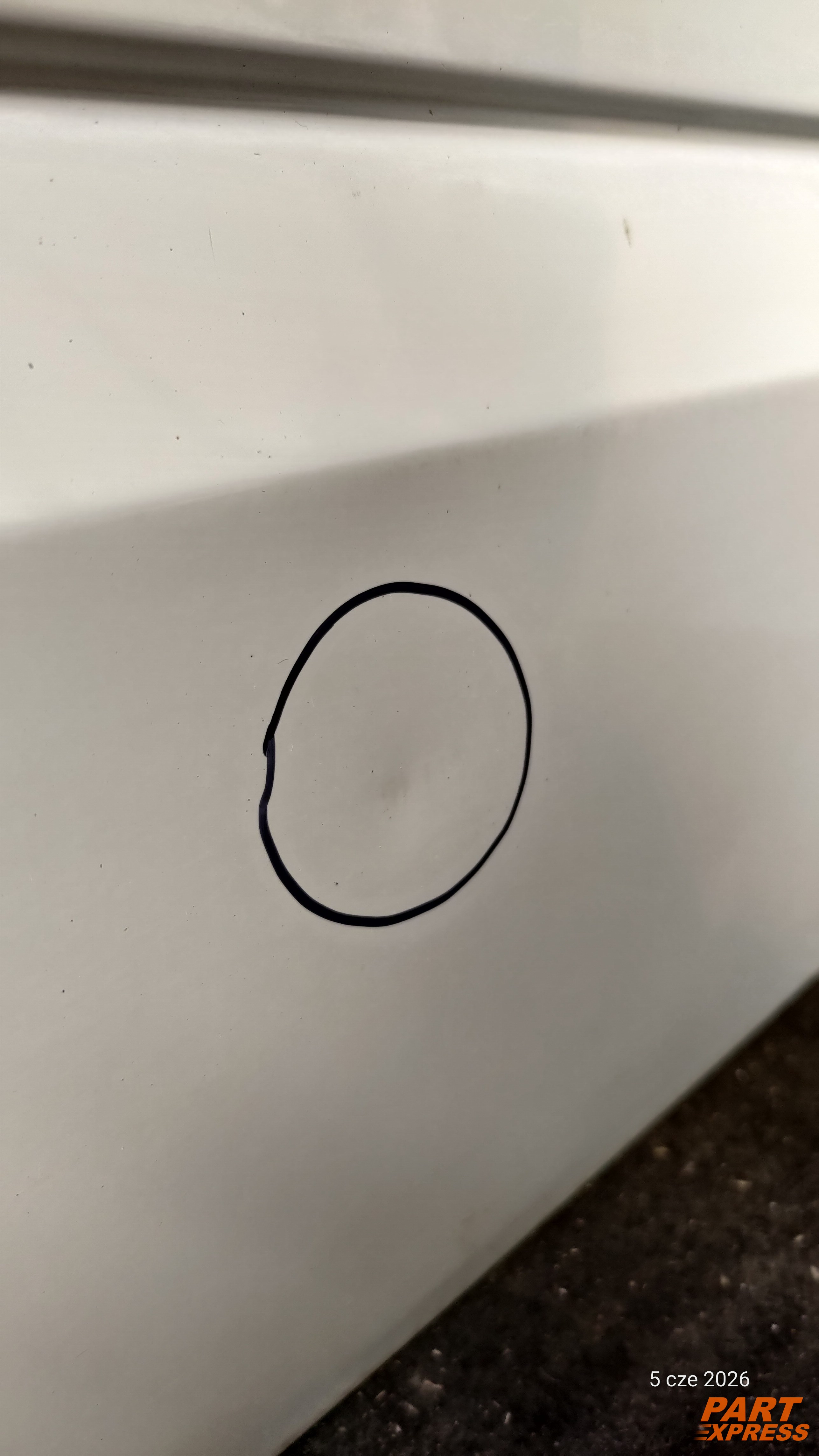 Tür komplett hinten rechts Ford Transit FA Mk7 Weiß Frost Weiß 2006 - 2014 – 6