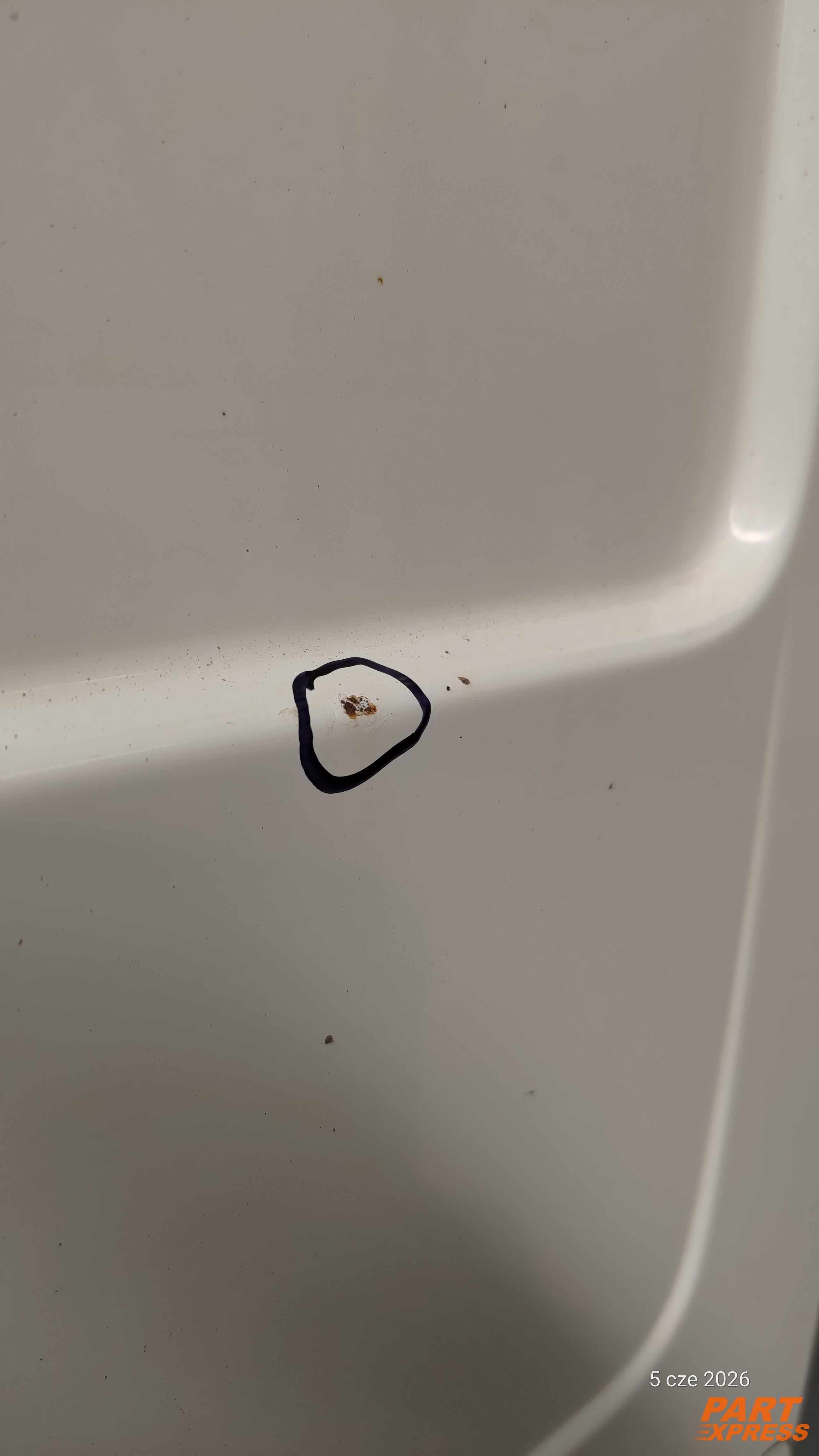 Tür komplett hinten rechts Ford Transit FA Mk7 Weiß Frost Weiß 2006 - 2014 – 8