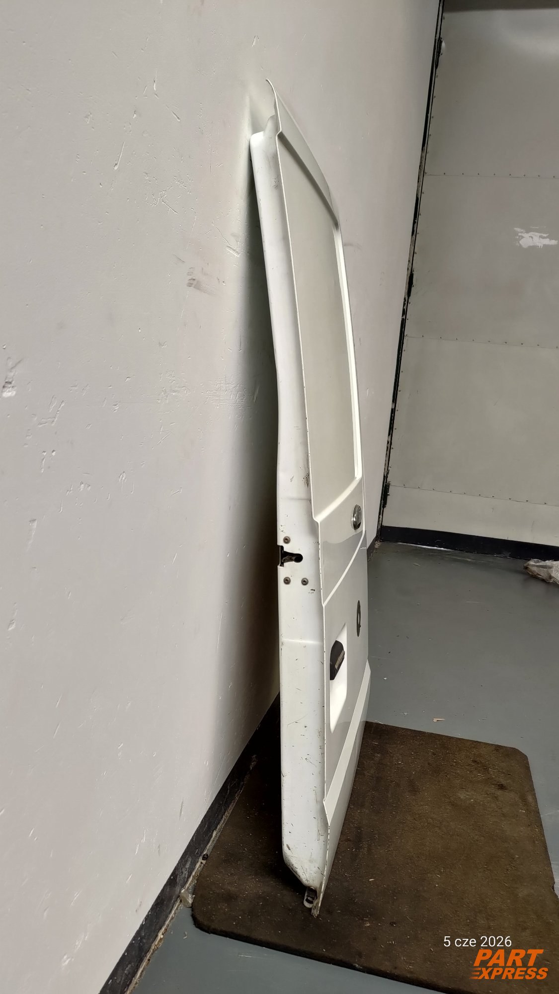 Tür komplett hinten rechts Ford Transit FA Mk7 Weiß Frost Weiß 2006 - 2014 – 11