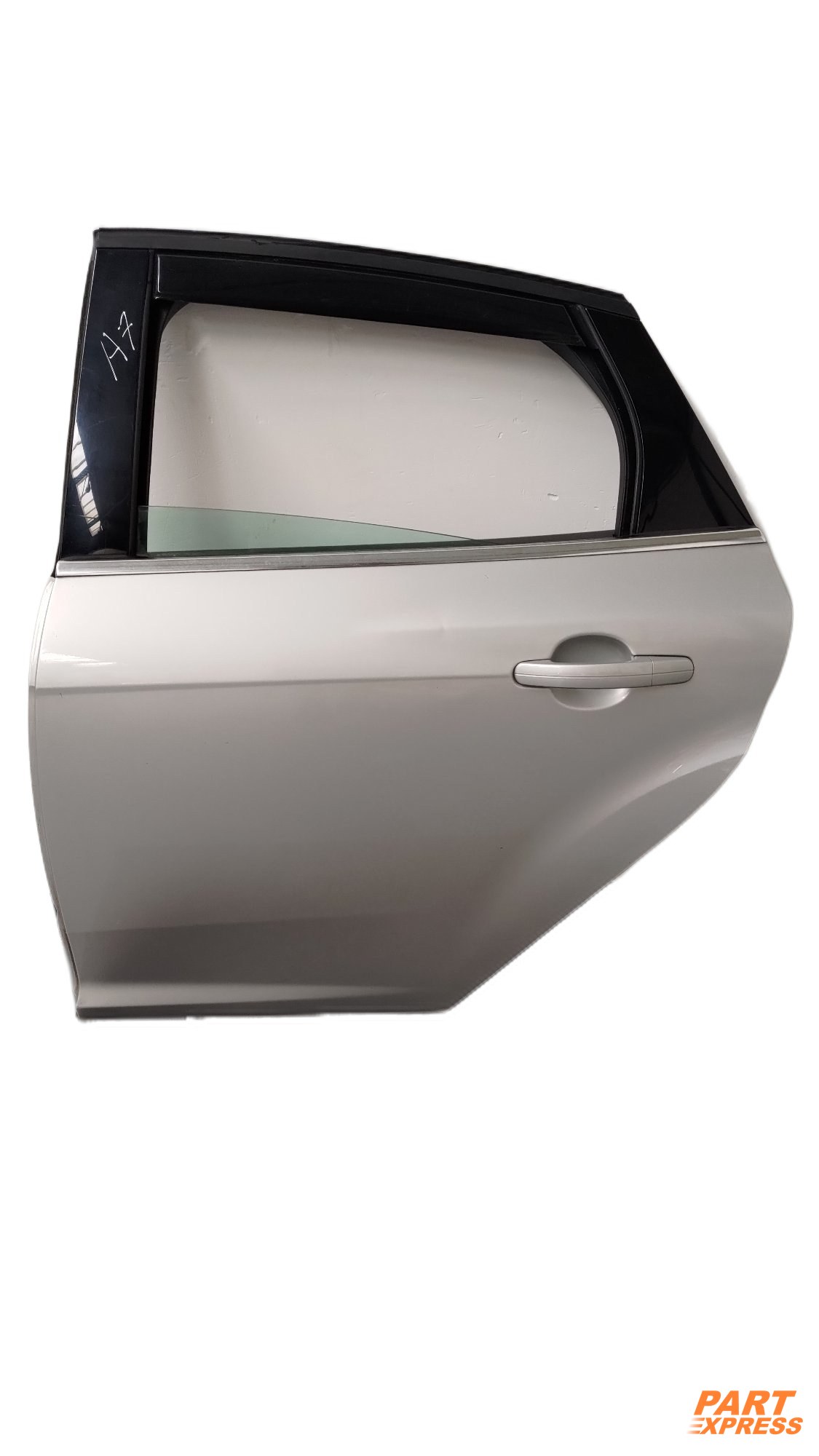 Tür komplett hinten links Ford Focus MK3 III Silber Polar Silber Met 2010 - 2014