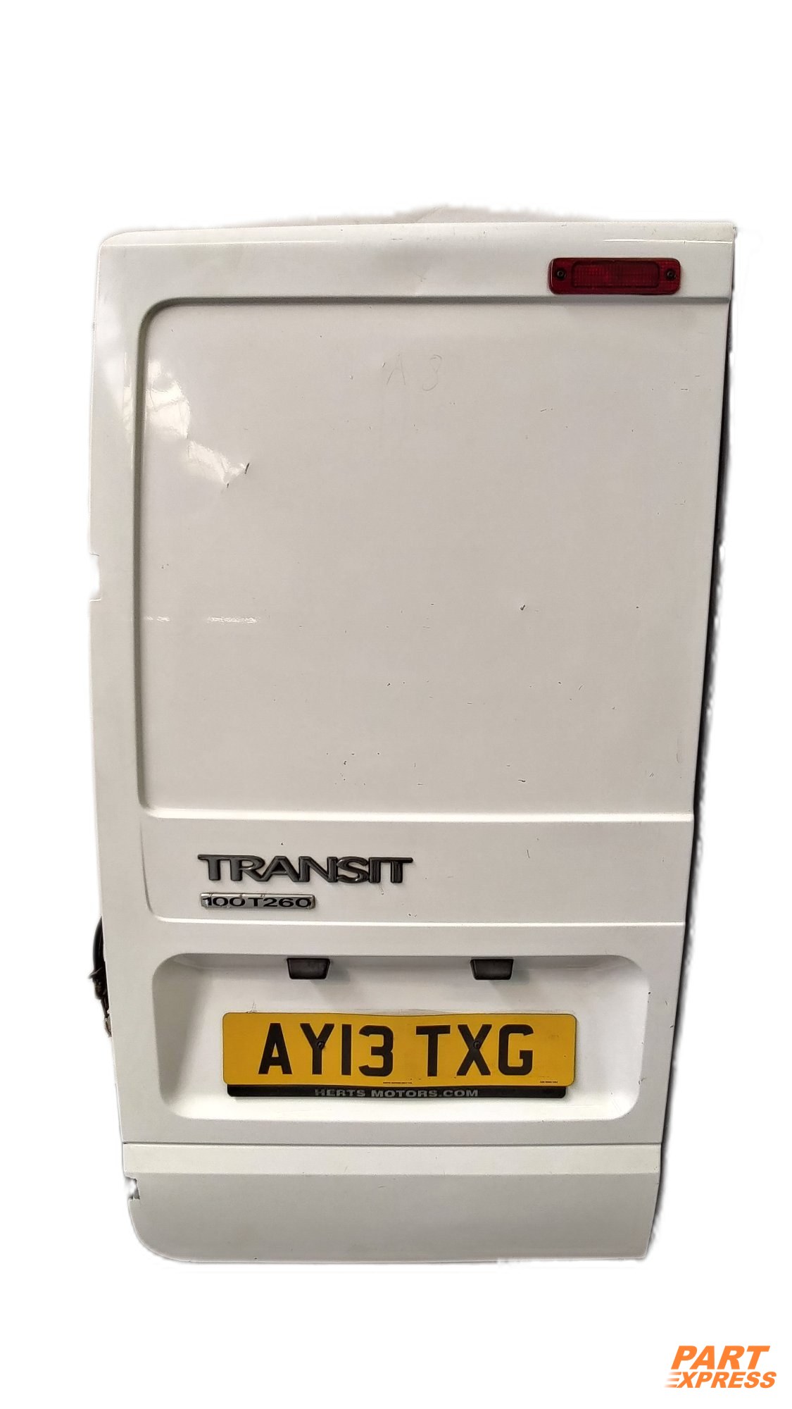 Tür komplett hinten links Ford Transit FA Mk7 Weiß Frost Weiß 2006 - 2014