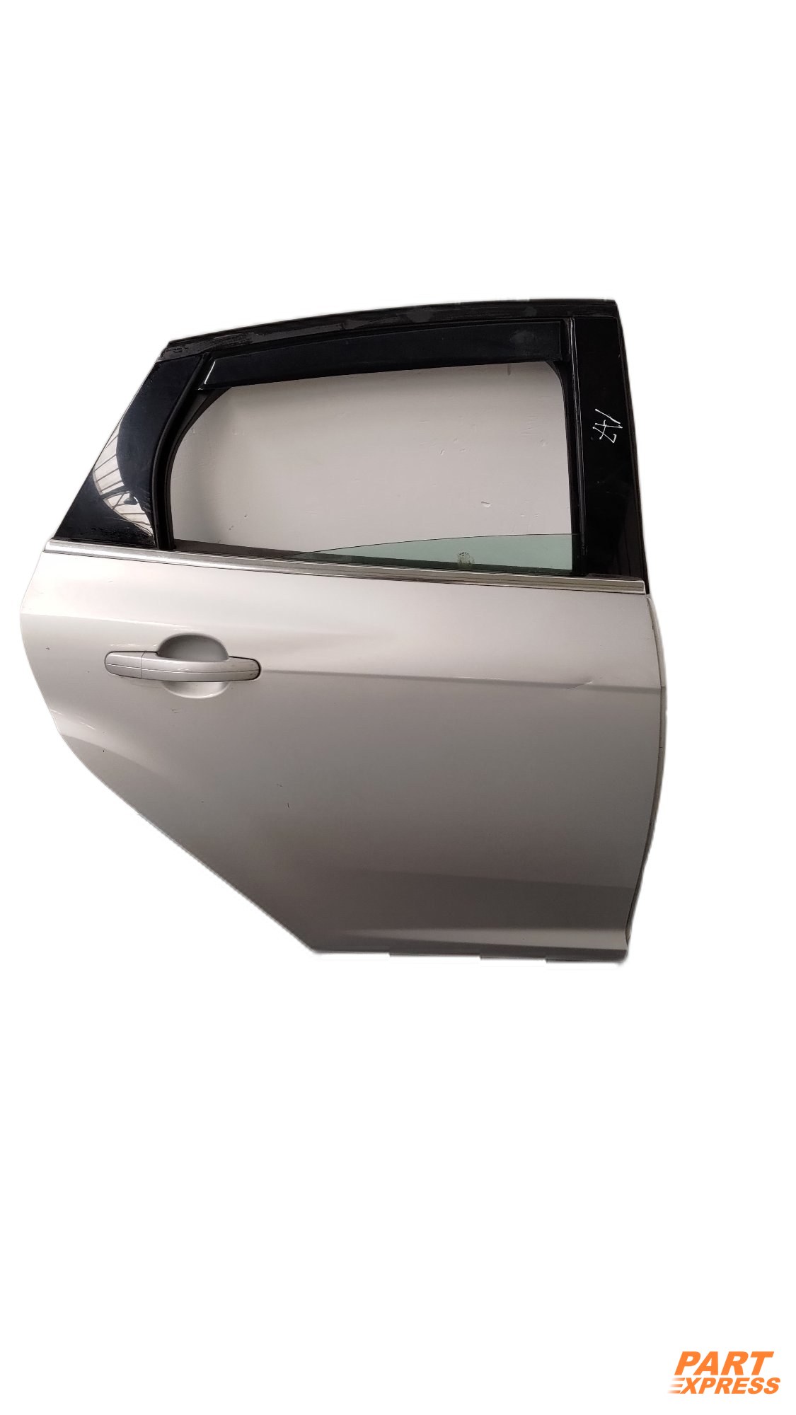 Tür komplett hinten rechts Ford Focus MK3 Silber Polar Silber Met 2010 - 2014