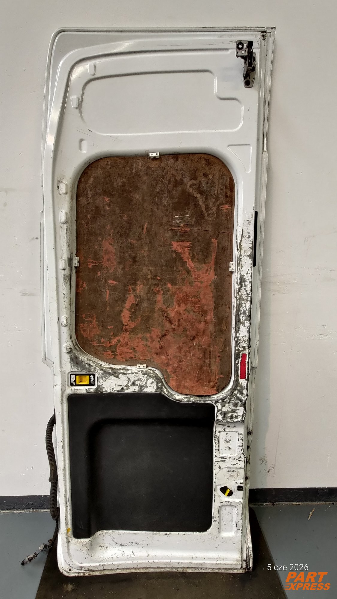 Tür komplett hinten rechts Ford Transit V363 Mk8 Weiß Frost Weiß ab 2014 – 3