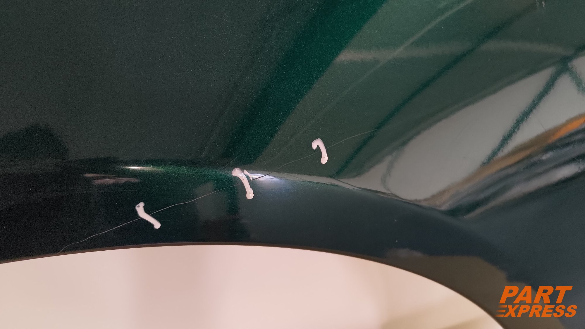Kotflügel links Jaguar XF X250 Grün Emerald Fire JBC2074 2007 - 2015 – 3