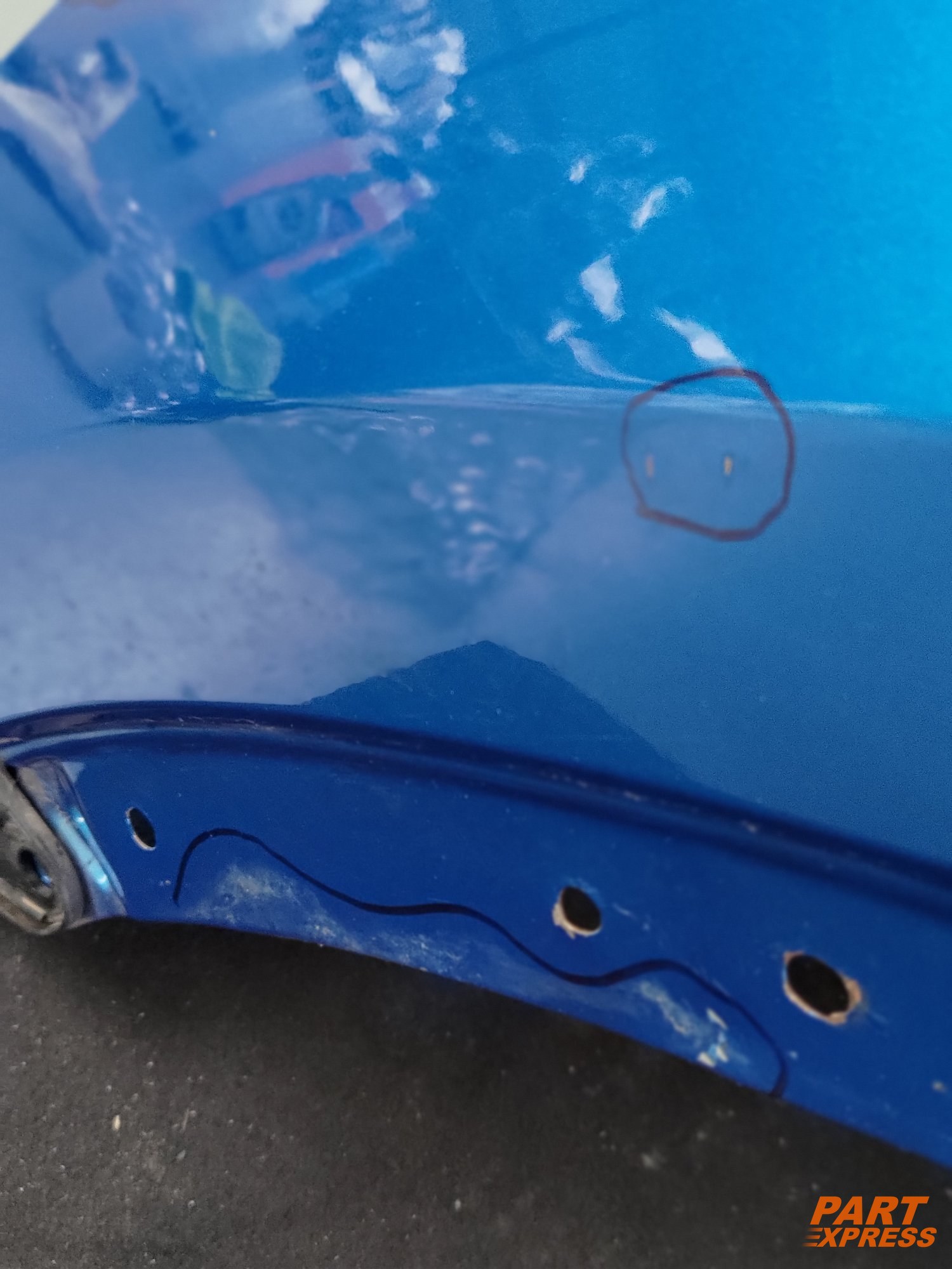 Kotflügel links Mazda CX-5 Sport KE GH Blau 41B Sky Blue 2012 - 2017 – 7