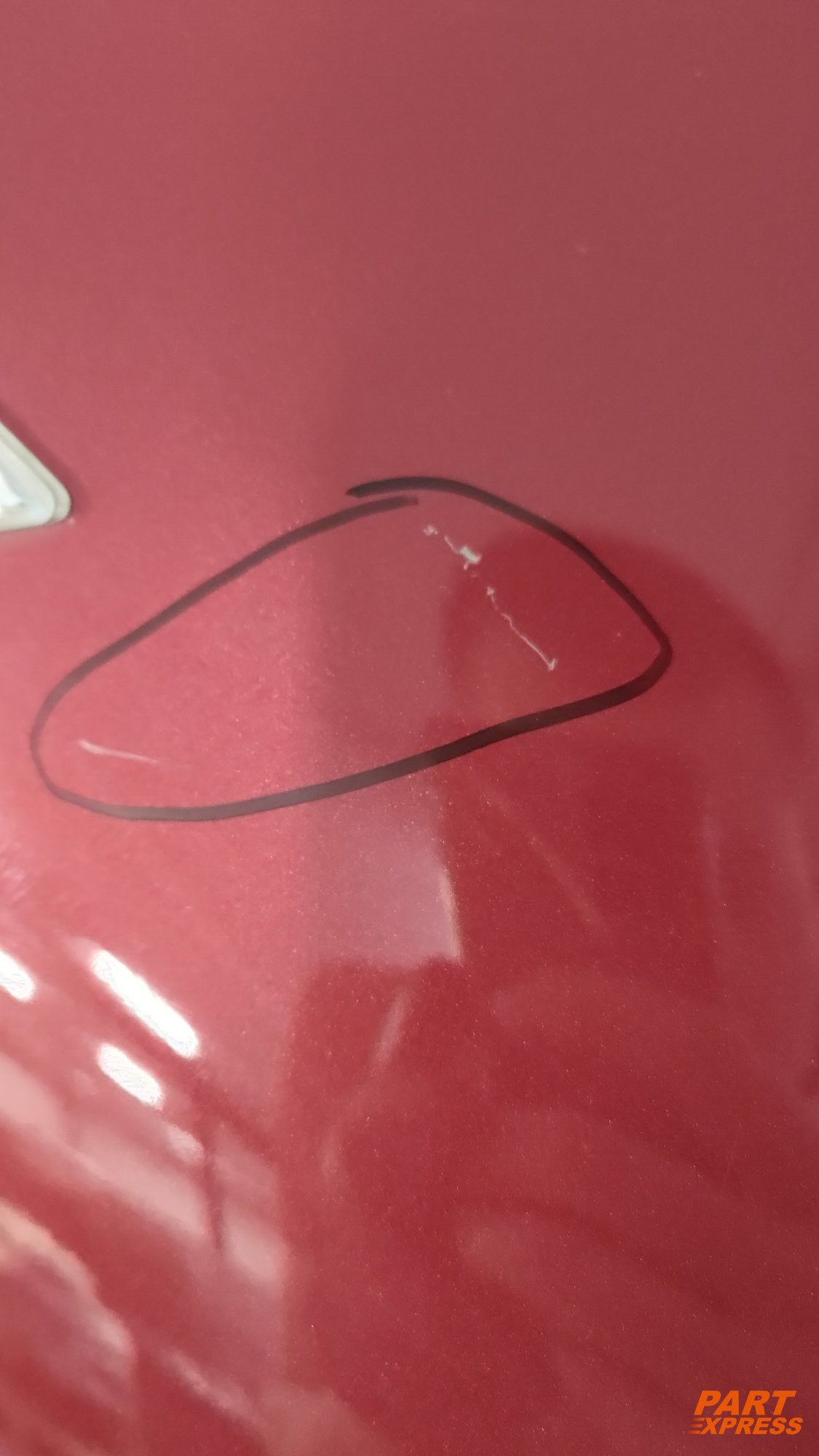 Kotflügel rechts Opel Mokka X Elite A Facelift Rot GCS Velvet Red 2016 - 2019 – 3