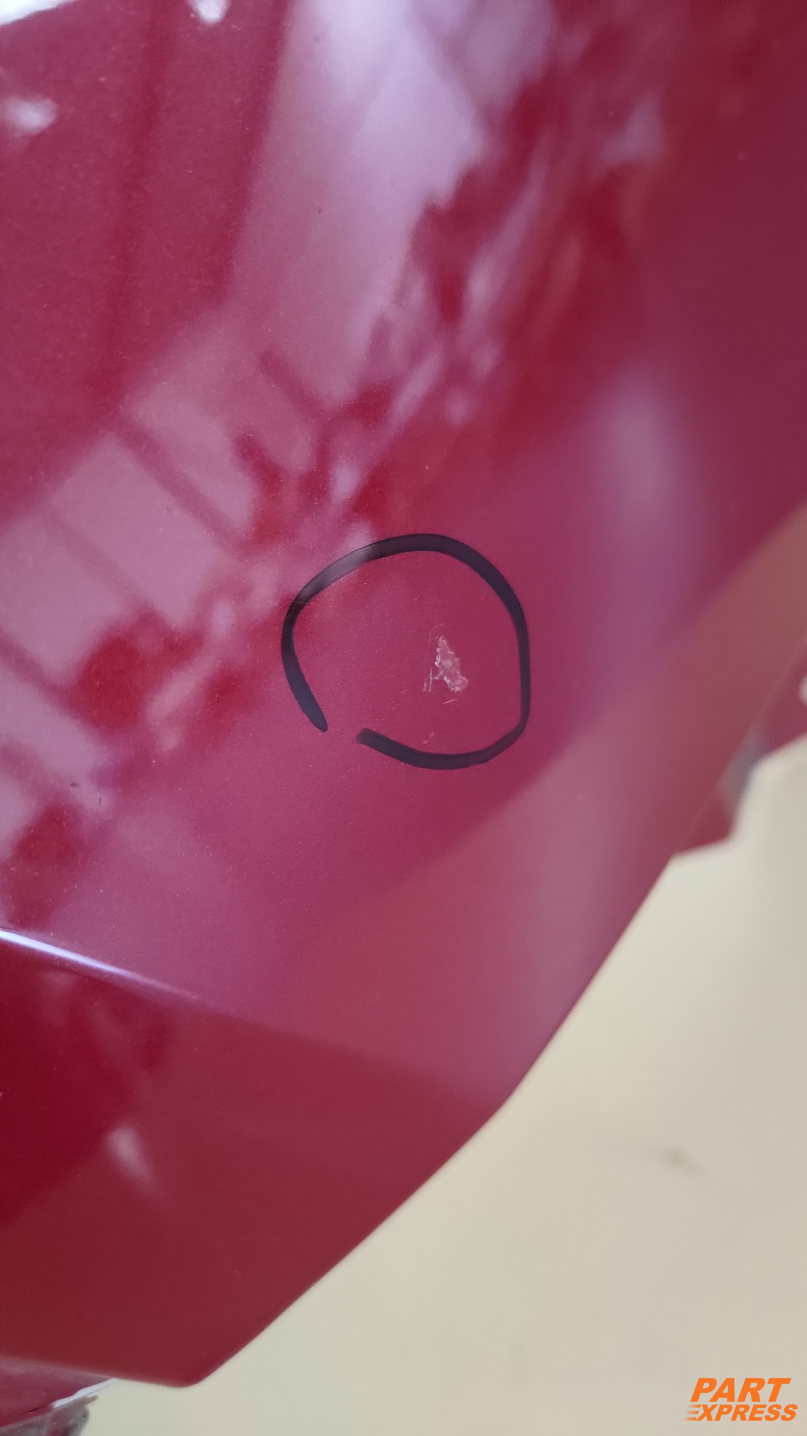 Kotflügel rechts Opel Mokka X Elite A Facelift Rot GCS Velvet Red 2016 - 2019 – 4