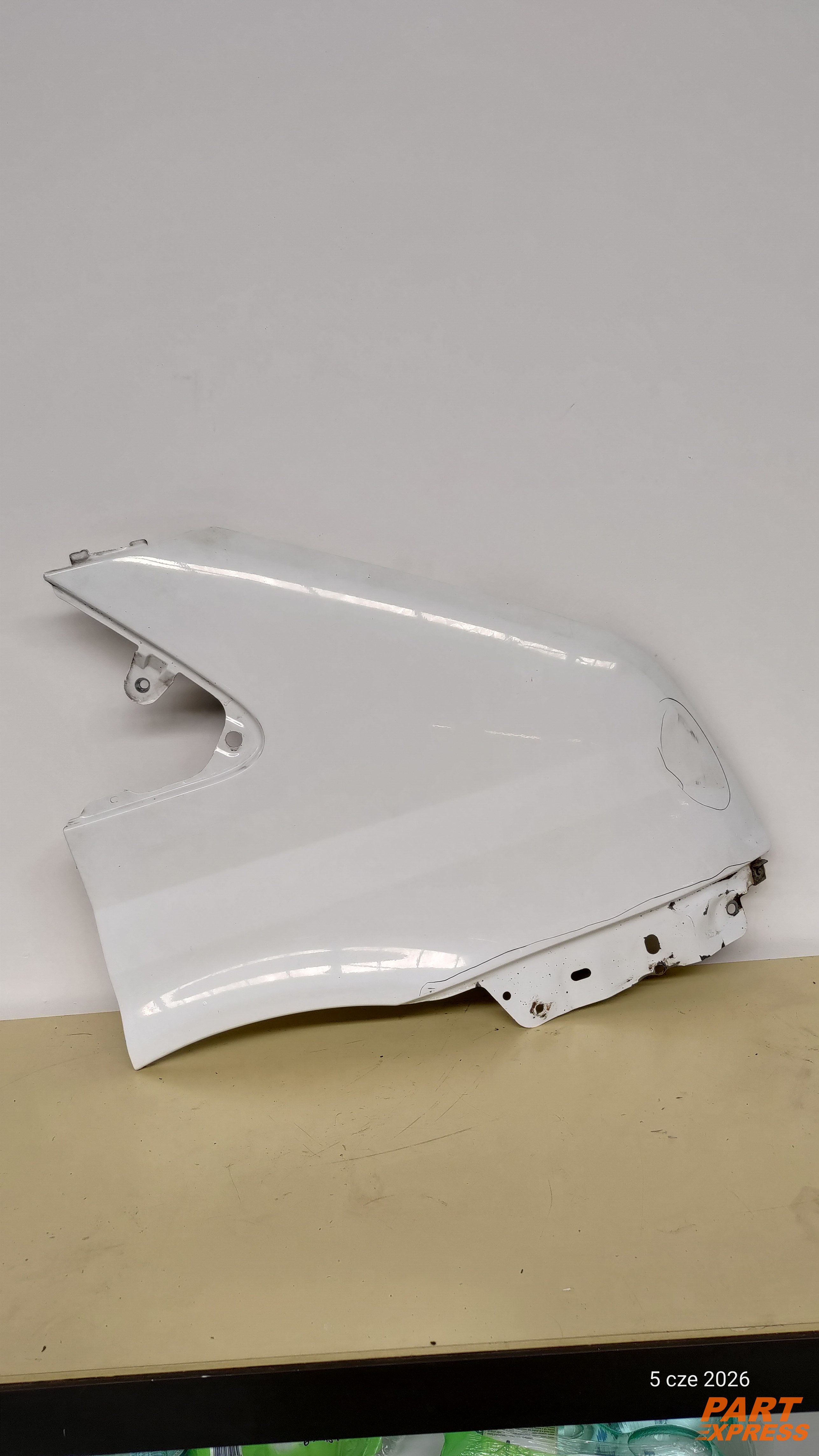 Kotflügel rechts Ford Transit FA Mk7 Weiß Frost Weiß 2006 - 2014 – 2