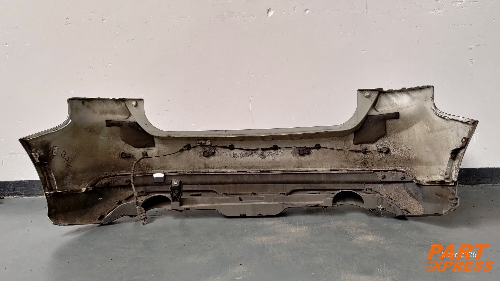 Stoßstange komplett hinten Ford Focus MK3 Silber Polar Silber Met 2010 - 2014 – 2
