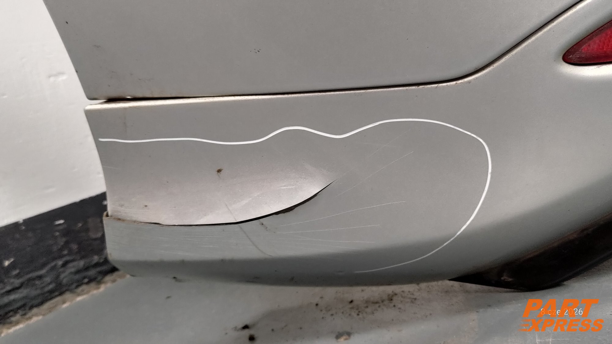 Stoßstange komplett hinten Ford Focus MK3 Silber Polar Silber Met 2010 - 2014 – 6