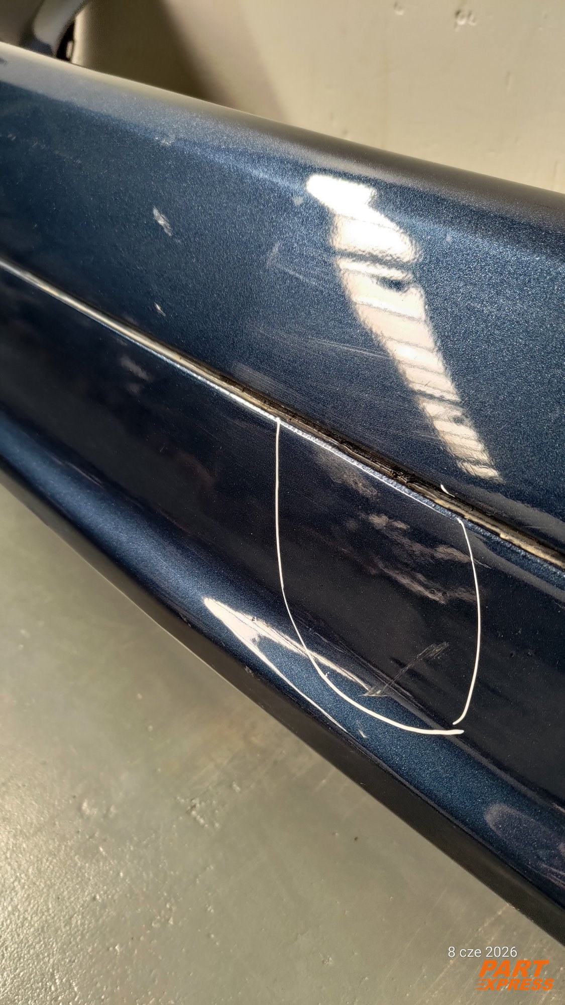 Stoßstange komplett hinten Opel Meriva B Blau Ozeanblau GEU 22A 2010 - 2017 – 5